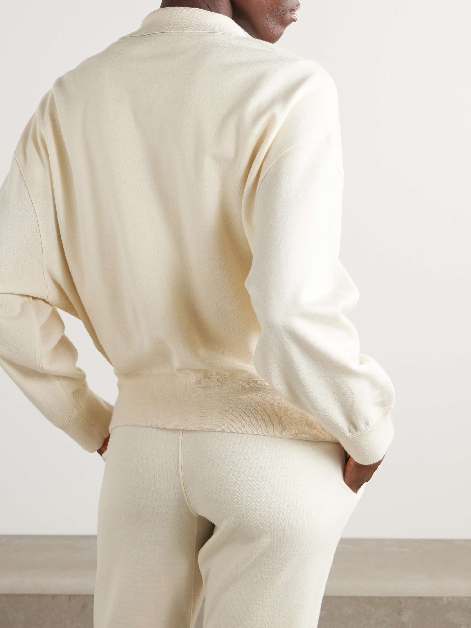 Cocooning cashmere polo sweater view