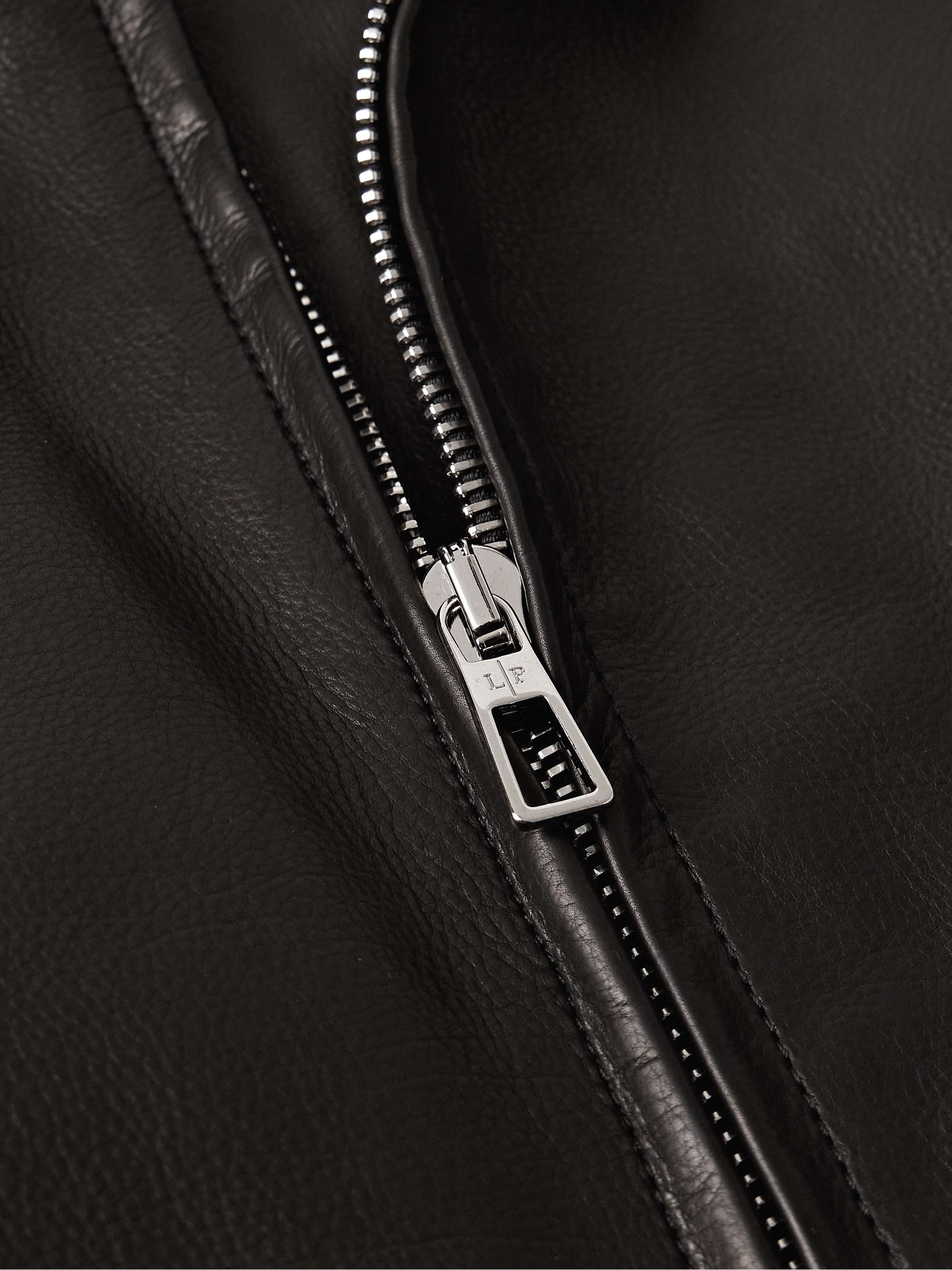 Full-Grain Leather Blouson Jacket view