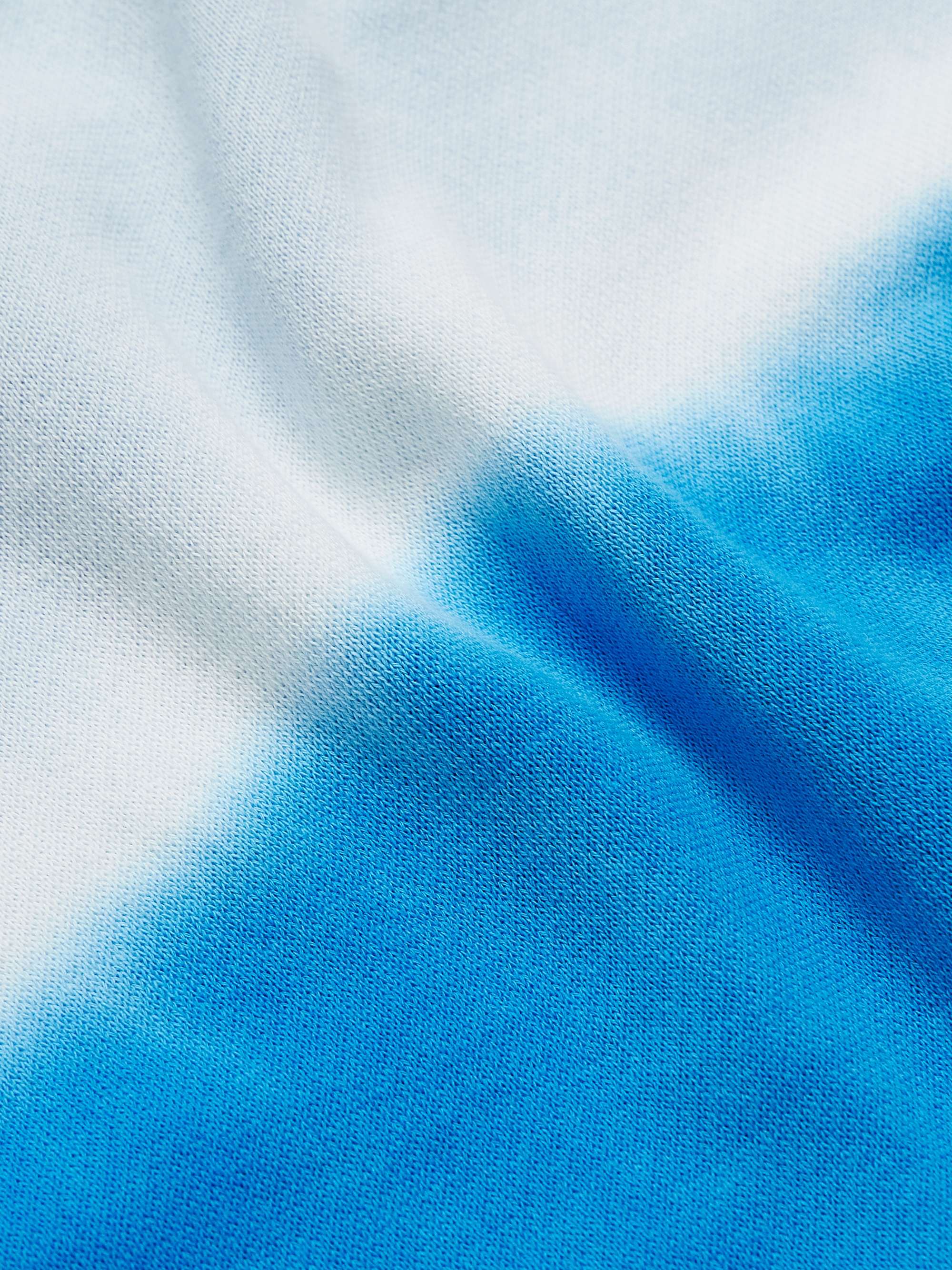 Embroidered Tie-Dyed Cotton And Cashmere-Blend Jersey Sweatshirt view