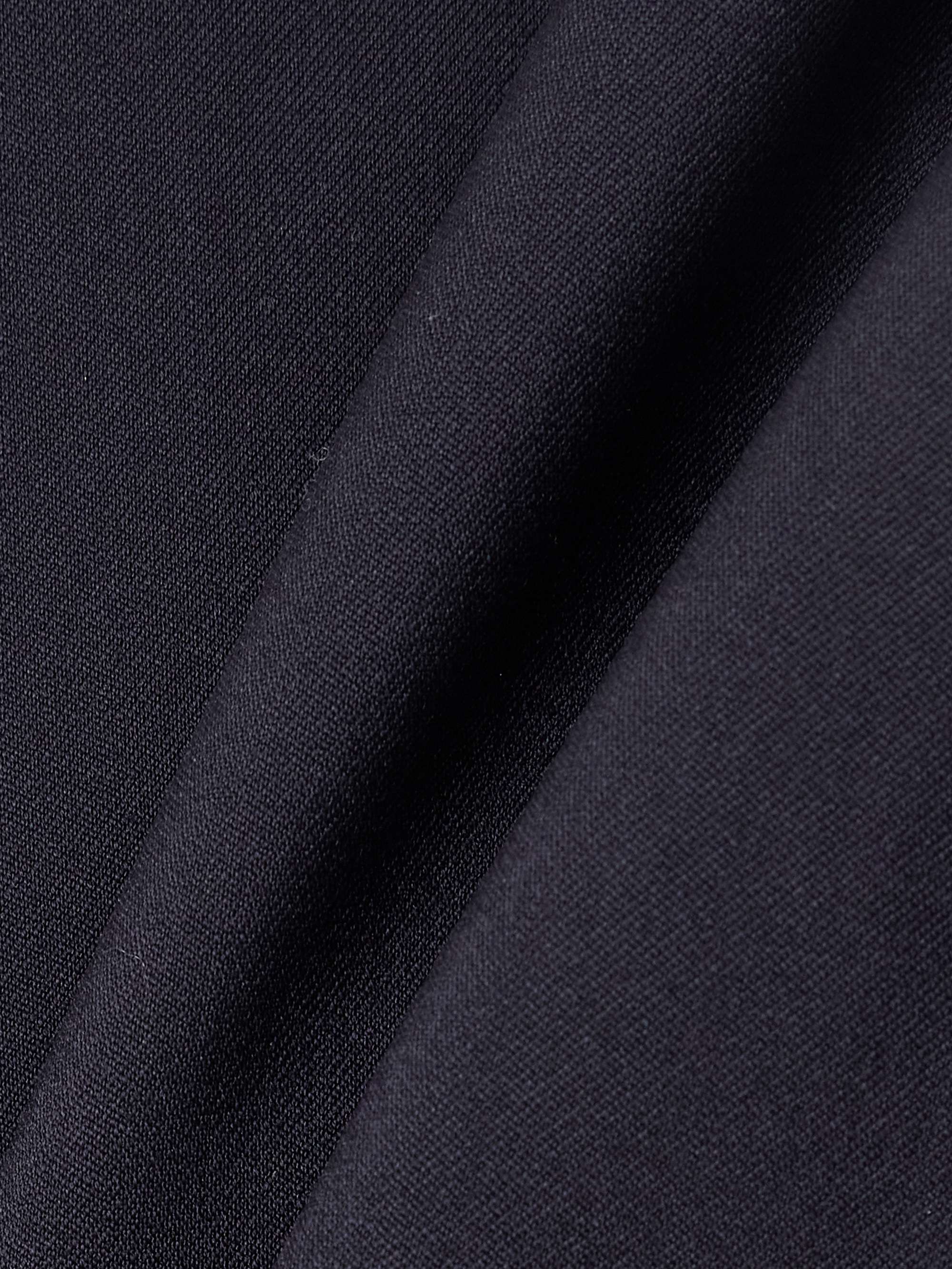 Infinity asymmetric wool-twill mini wrap skirt view