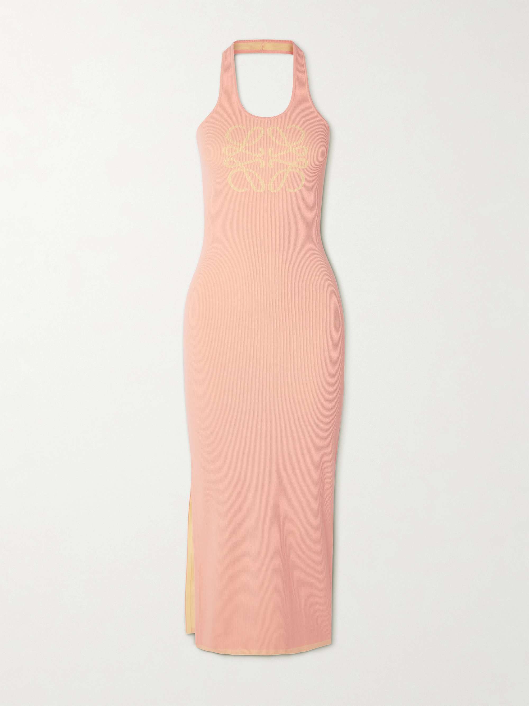 + Paula's Ibiza jacquard-woven ribbed stretch-jersey midi dress view