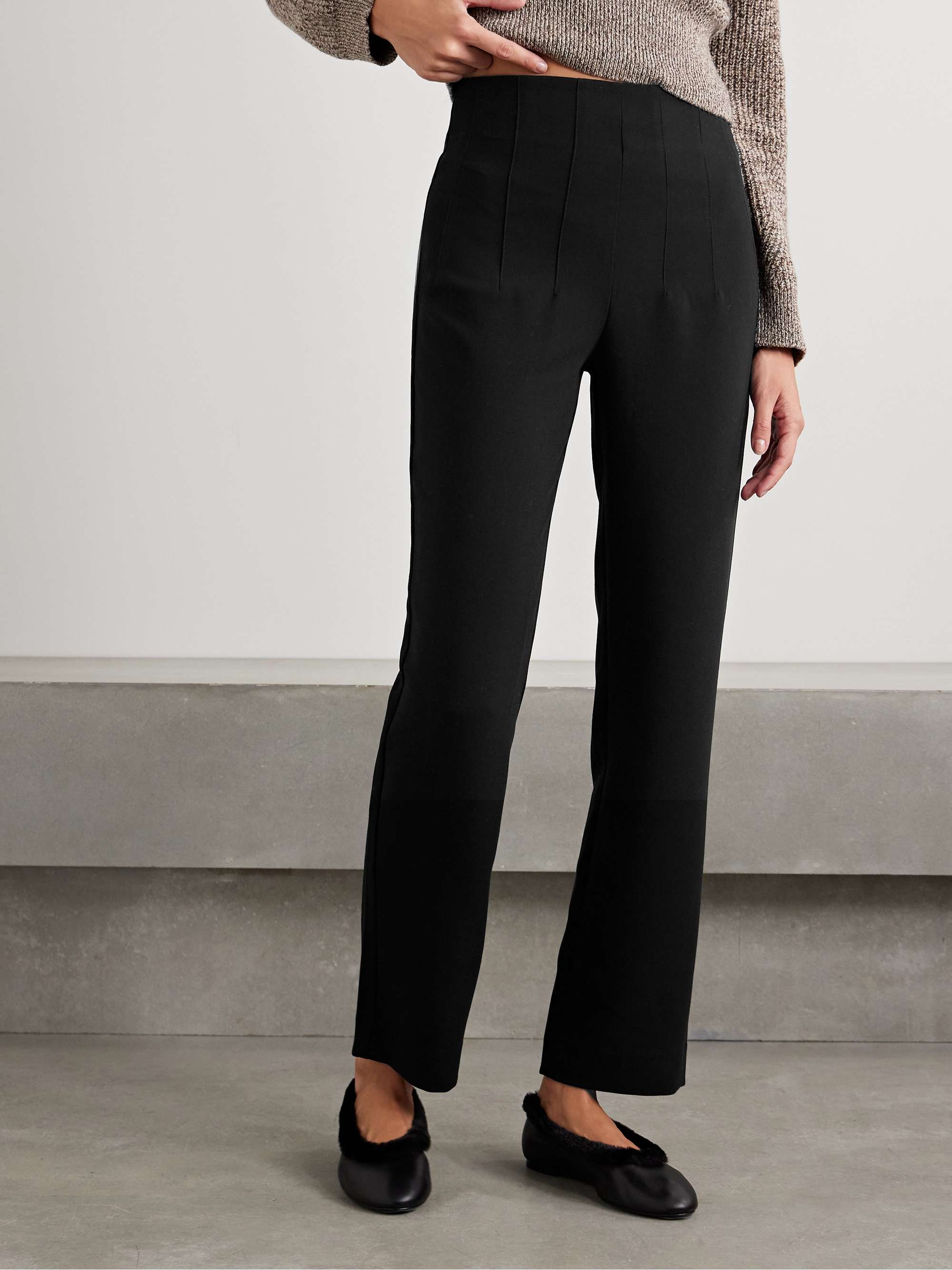 Caleb jersey straight-leg pants view