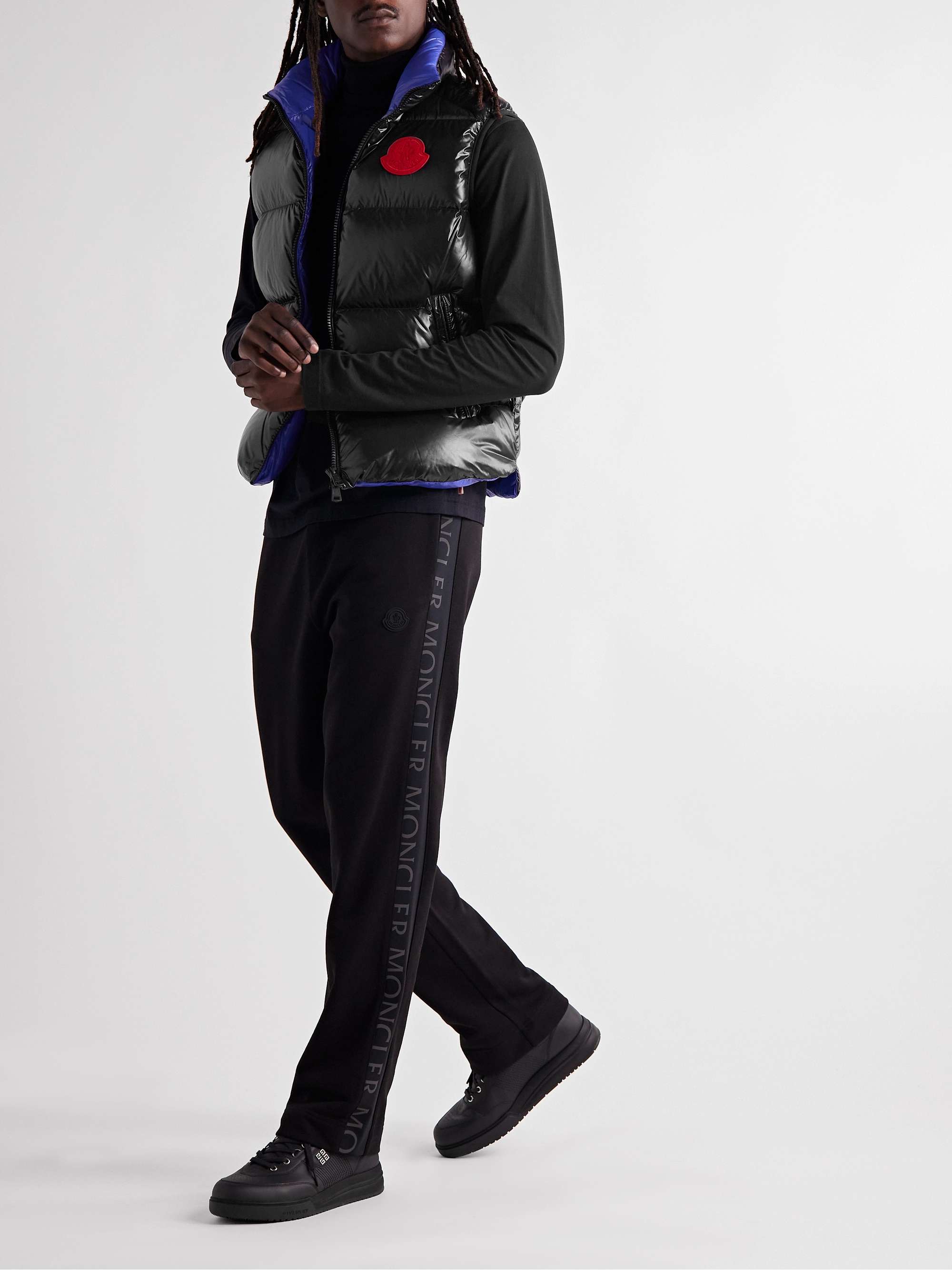 2 Moncler 1952 Sumido Logo-Appliquéd Quilted Glossed-Shell Down Gilet view