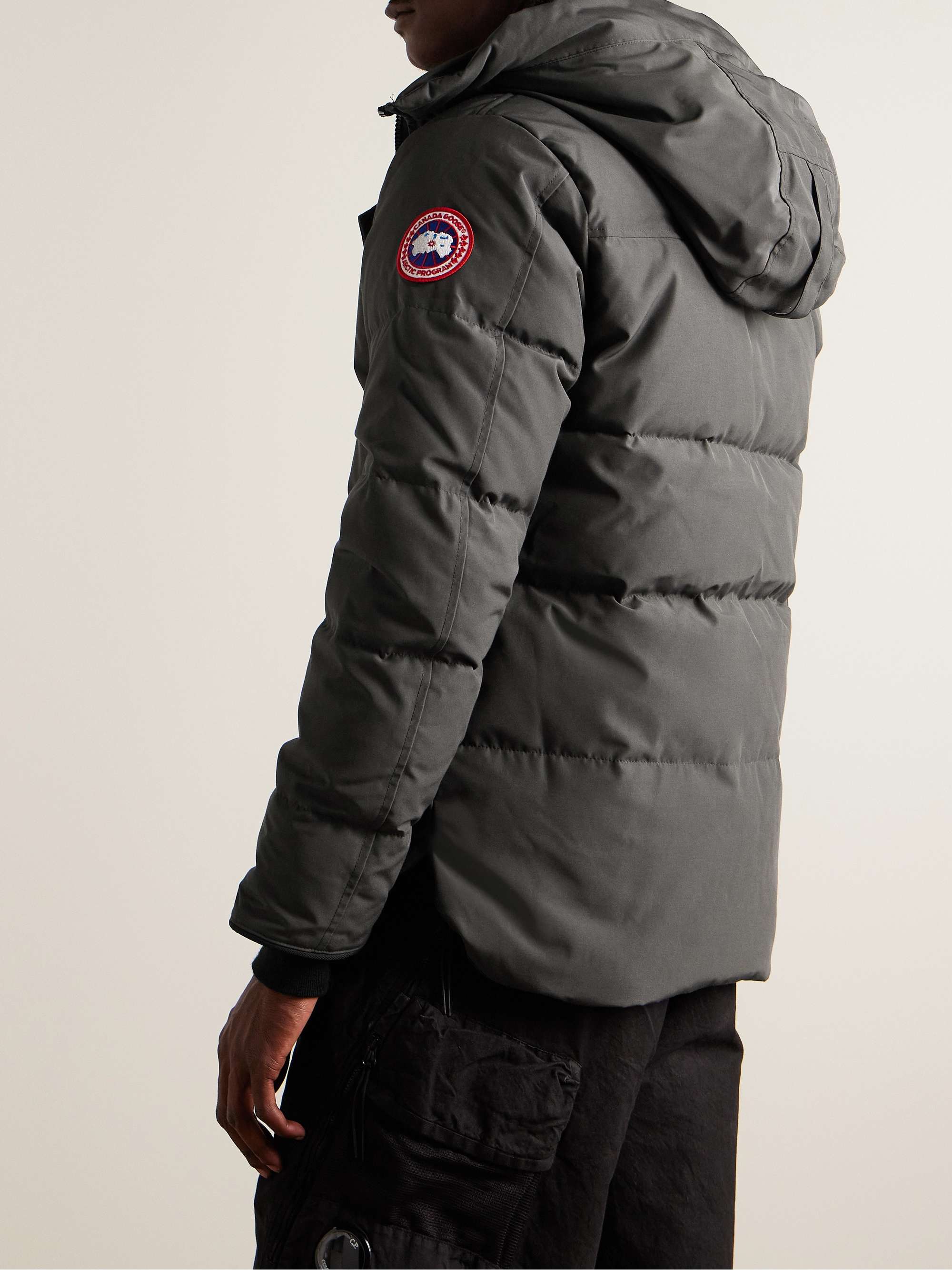 Macmillan Logo-Appliquéd Quilted Arctic Tech® Hooded Down Parka view