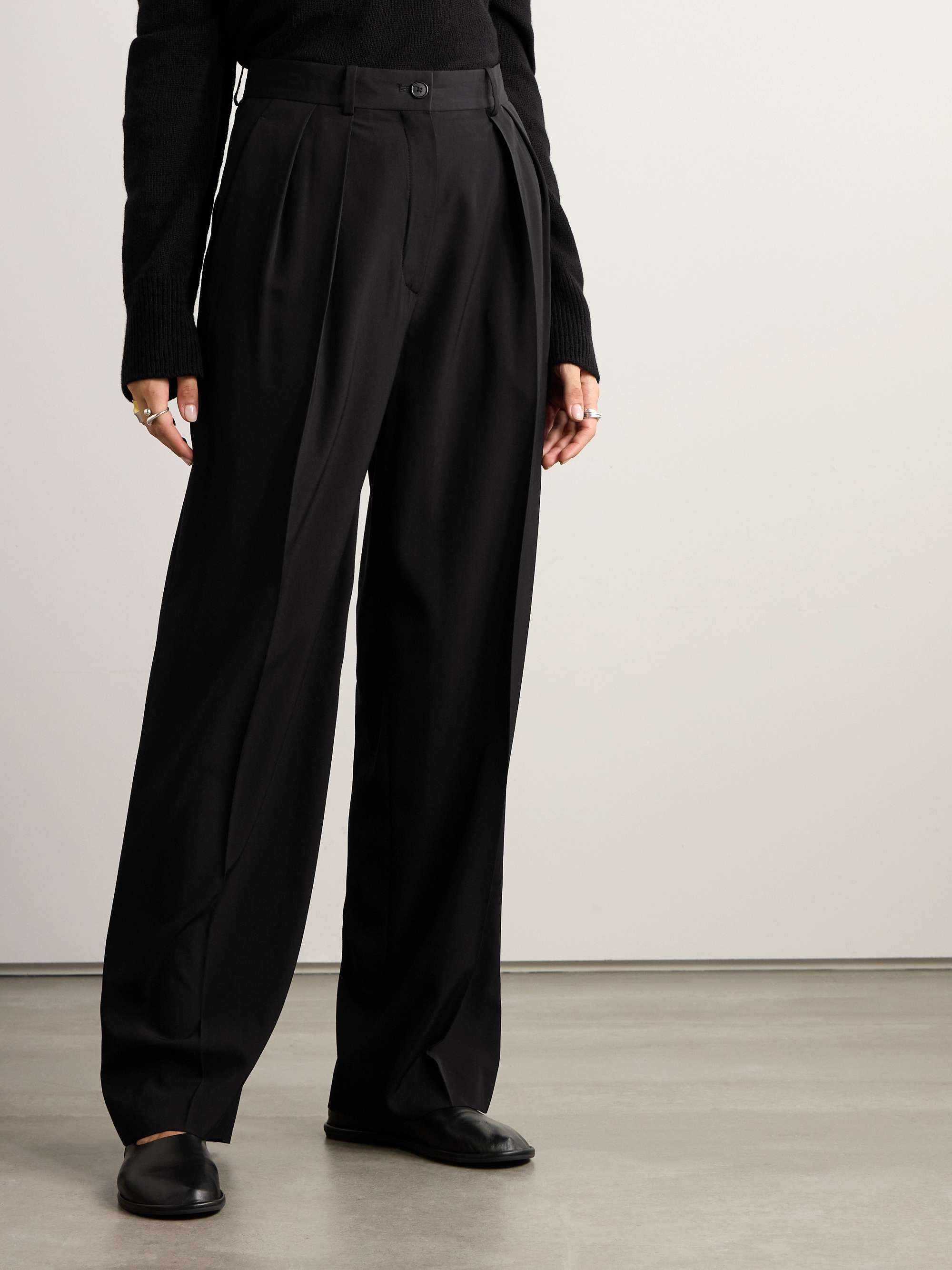 Essentials Igor crepe straight-leg pants view