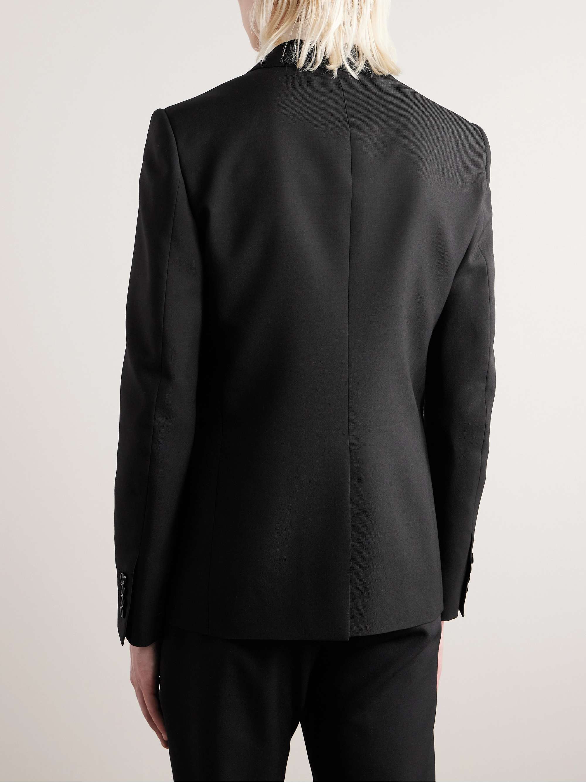 Slim-Fit Wool-Gabardine Blazer view