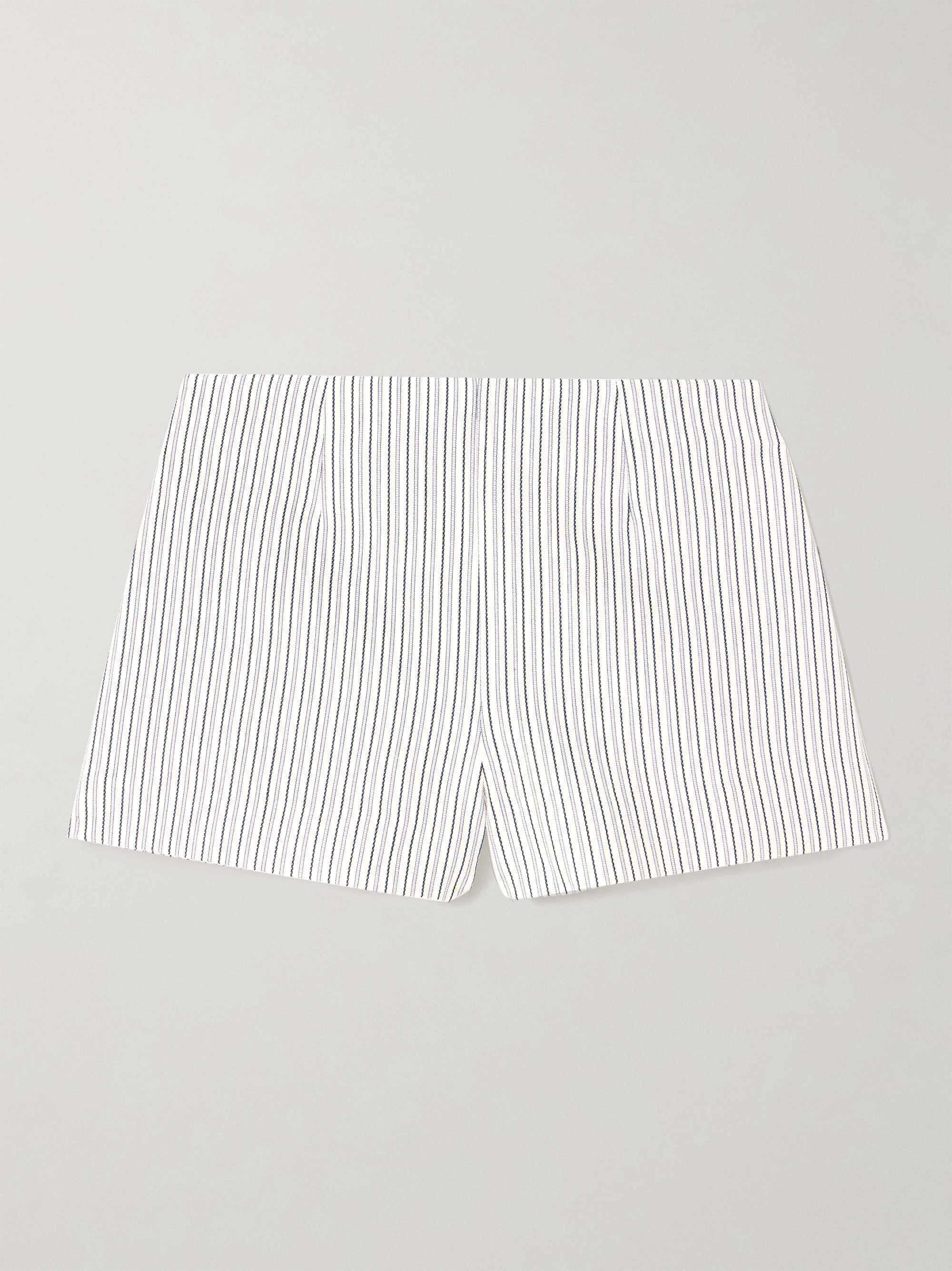 Noto embroidered cotton-blend shorts view