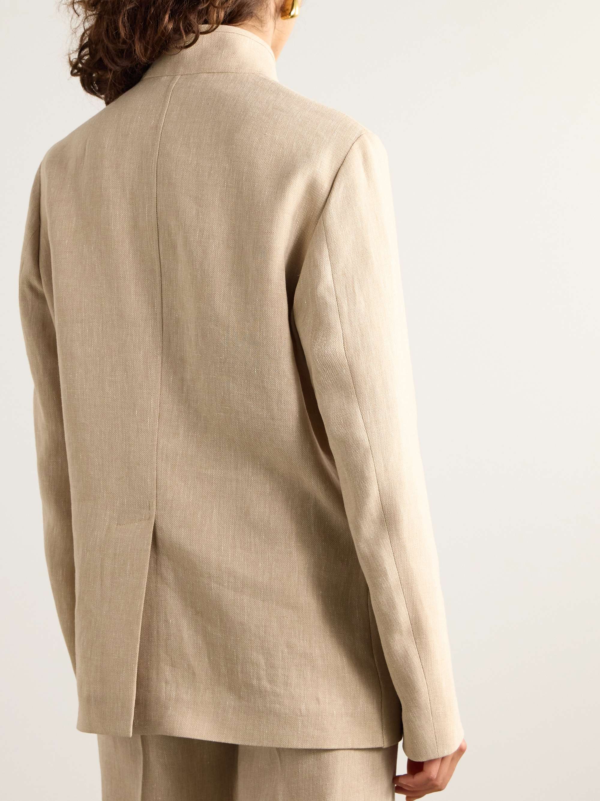 Spagna flax jacket view