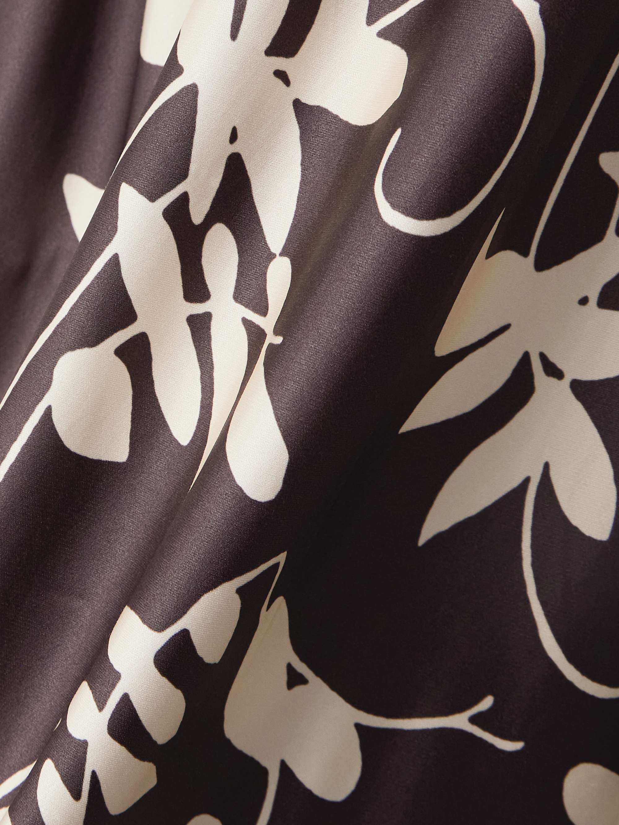 Faroe open-back printed satin maxi dress view