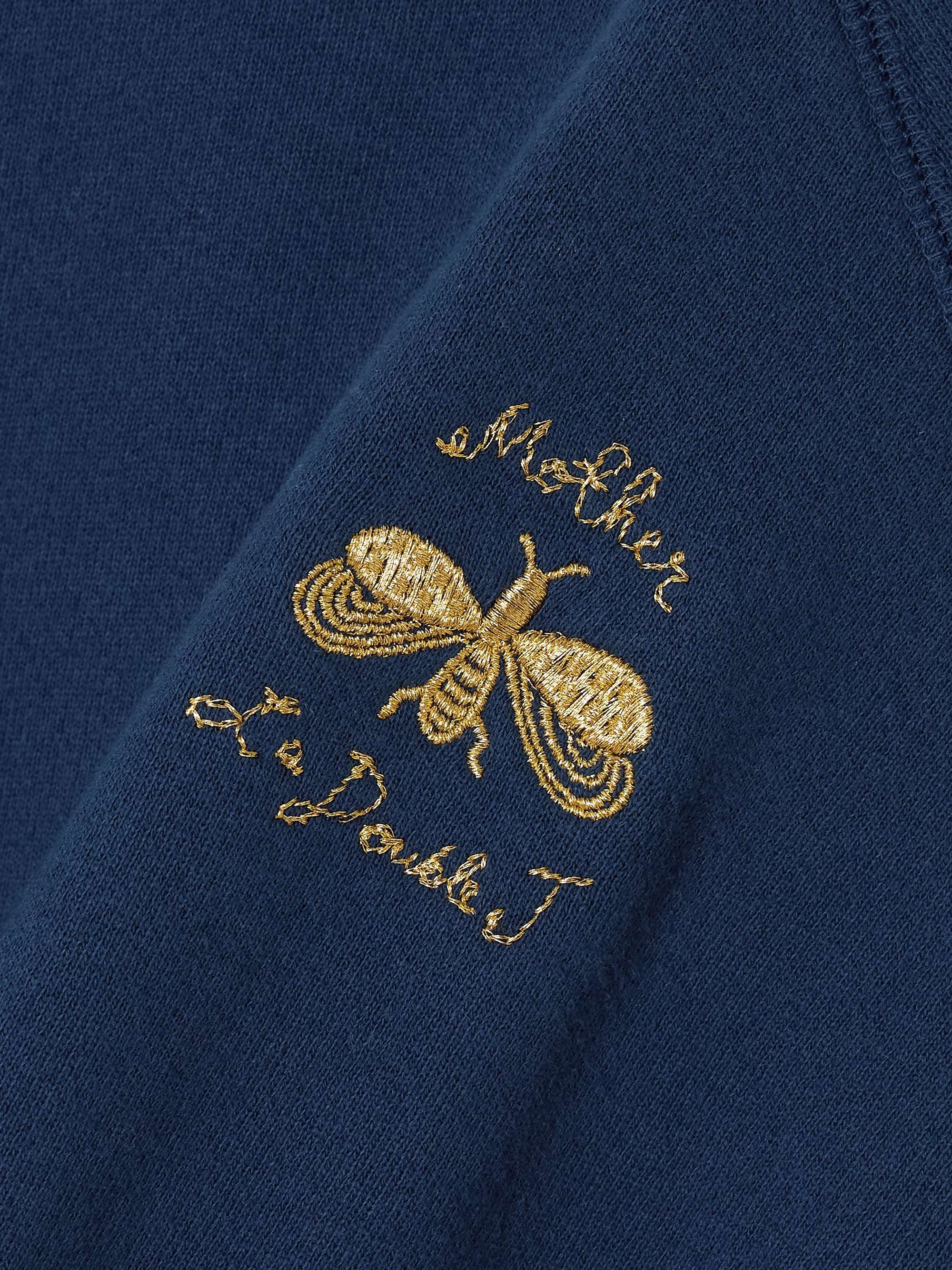 + La DoubleJ The Biggie Concert embroidered cotton-jersey sweatshirt view