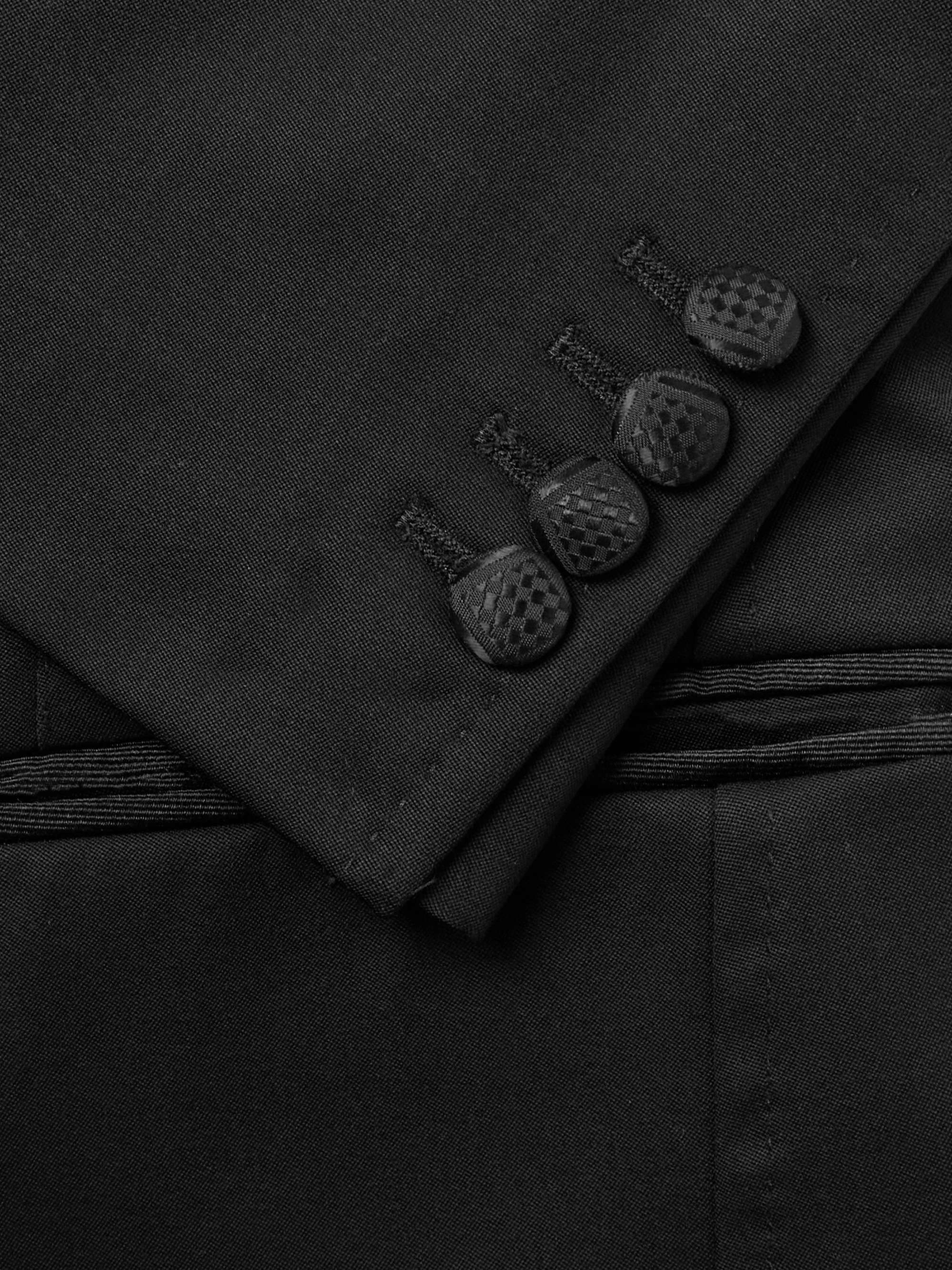 Grosgrain-Trimmed Wool Tuxedo Jacket view