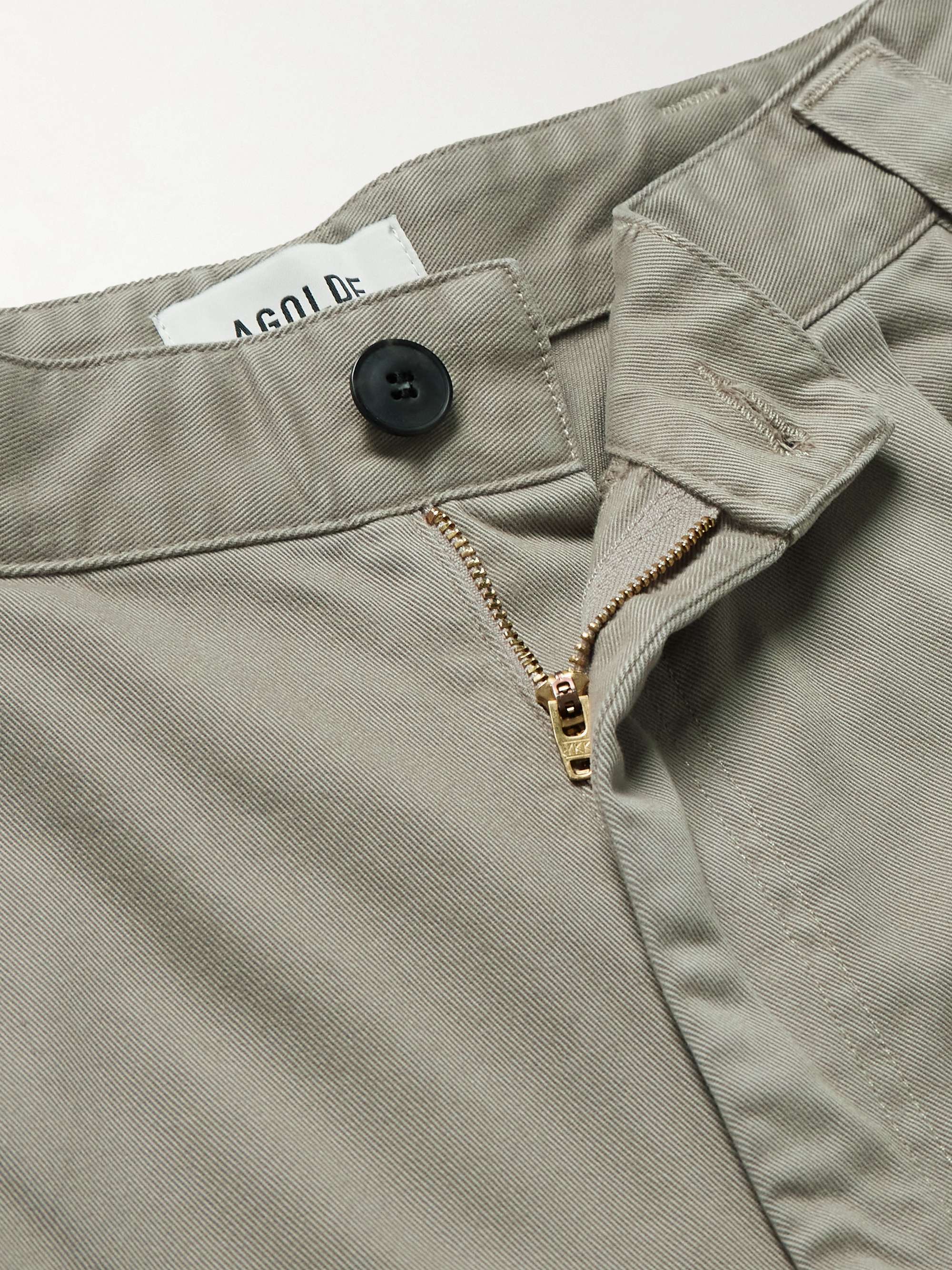 Gaius Tapered Pleated Regenerative Cotton-Twill Chinos view