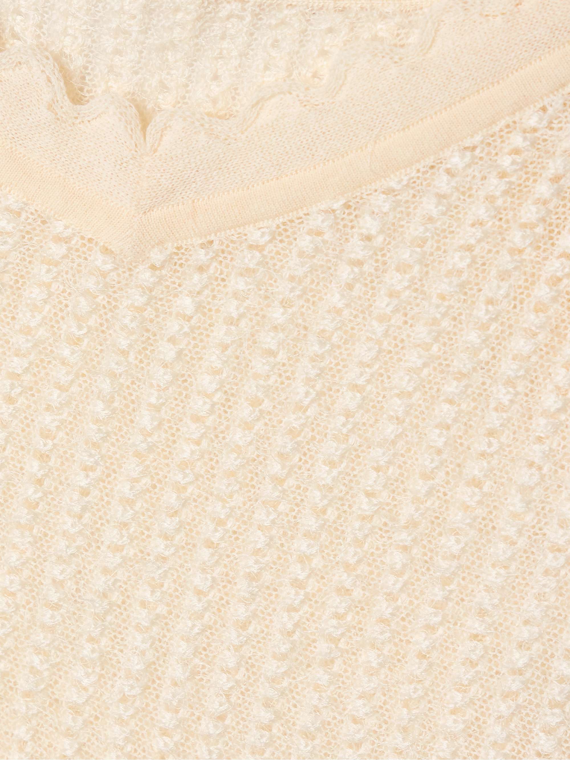 Ennio scalloped pointelle-knit tank view
