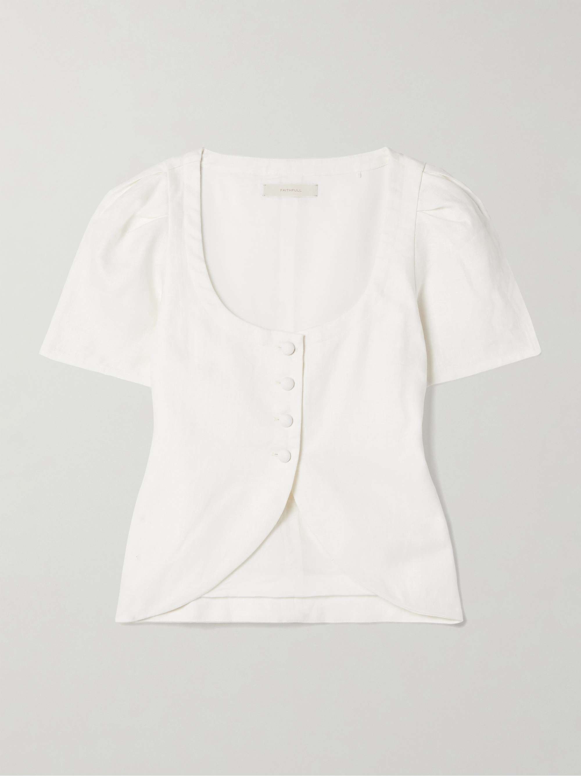Emma linen shirt view