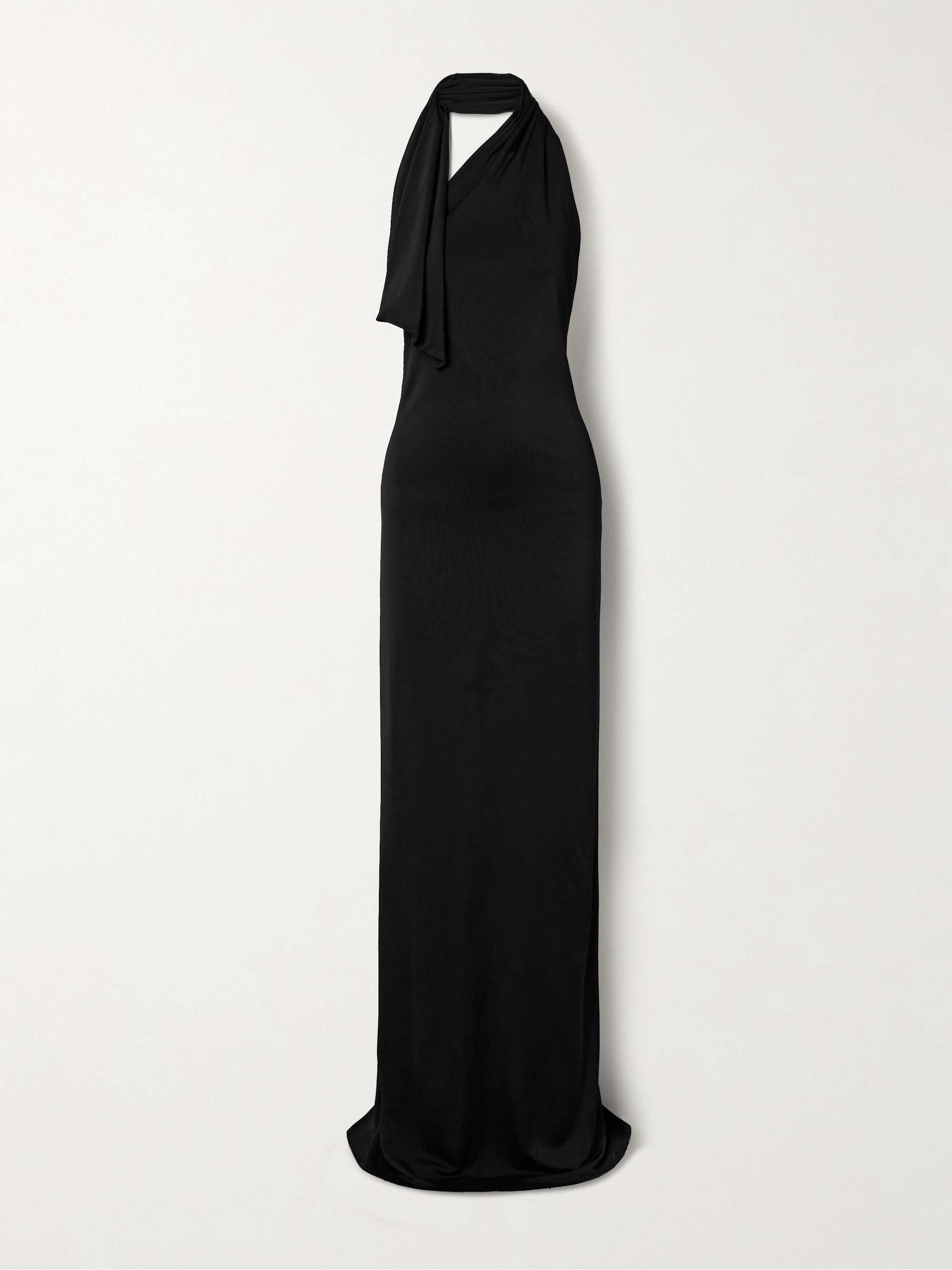 Roza draped jersey halterneck maxi dress view