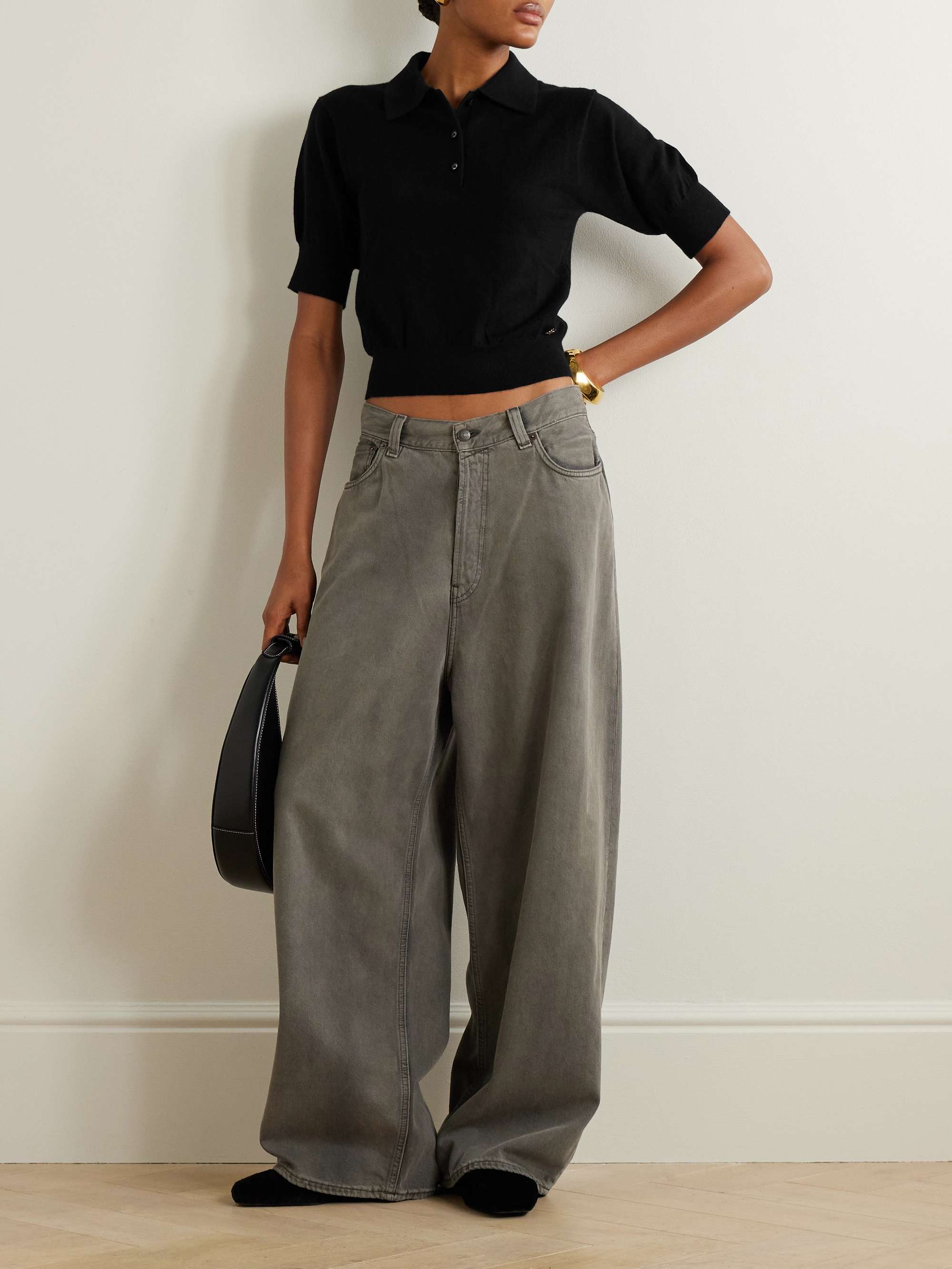 Journey embellished cashmere polo shirt view