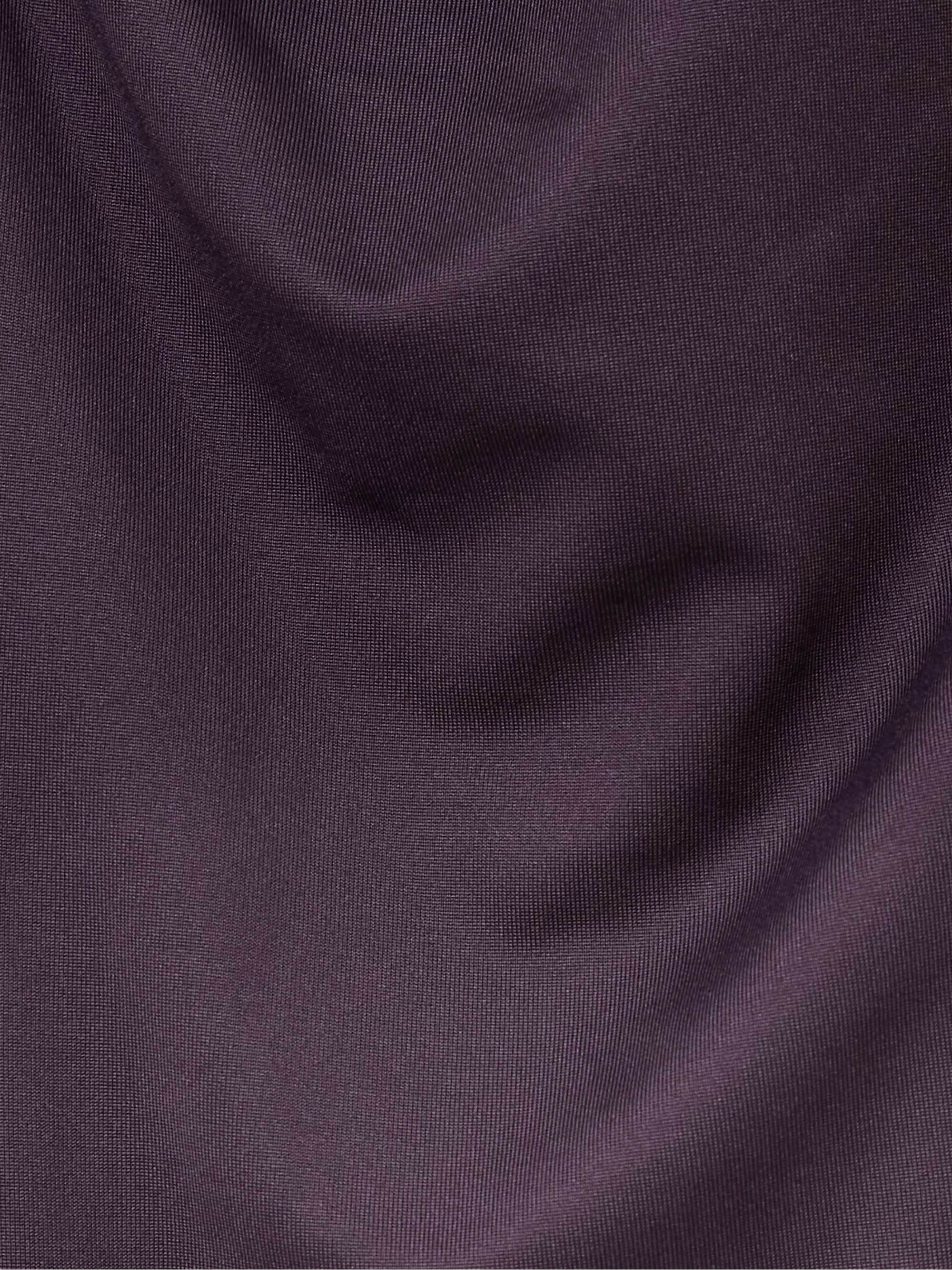 Tie-detailed gathered cut-out stretch-jersey gown view