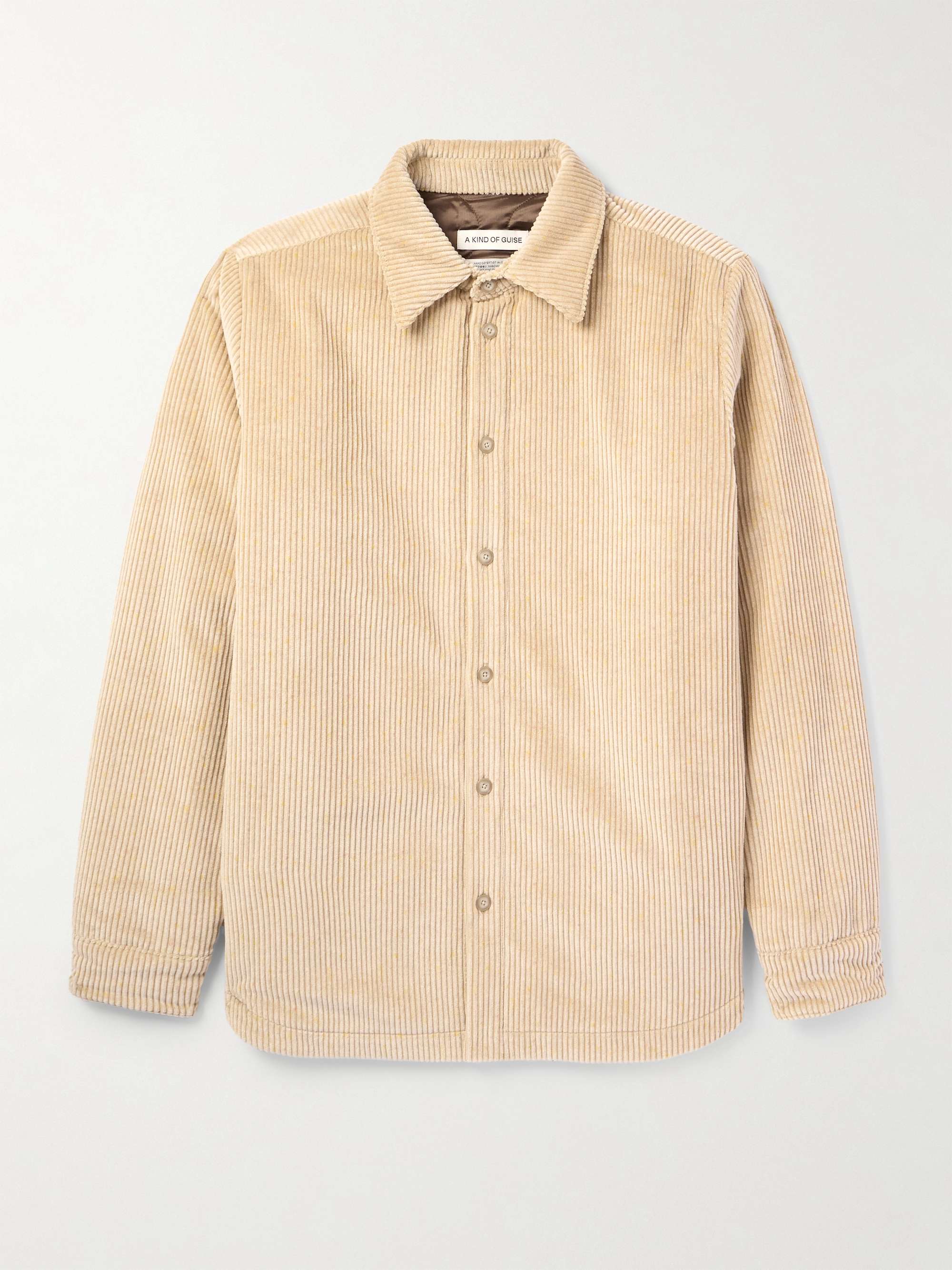 Marani Padded Cotton-Corduroy Overshirt view