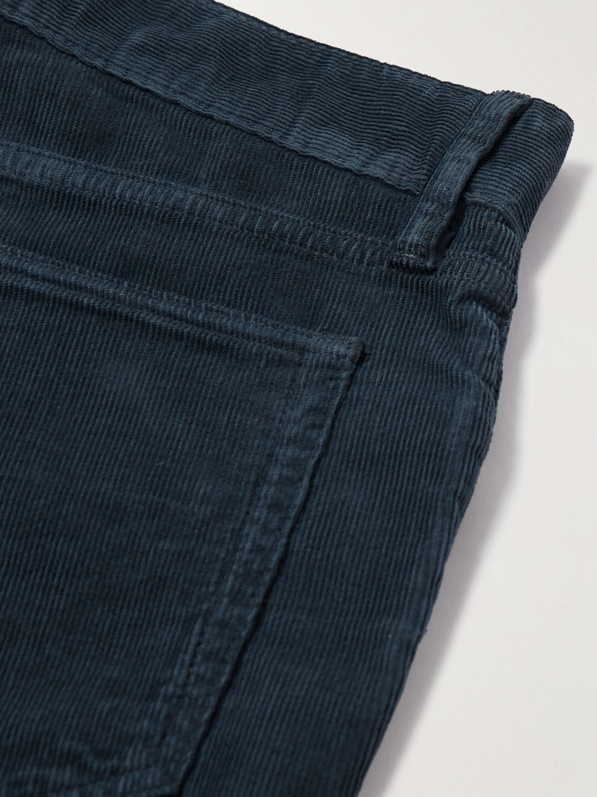 Samuel Straight-Leg Cotton-Blend Corduroy Trousers view