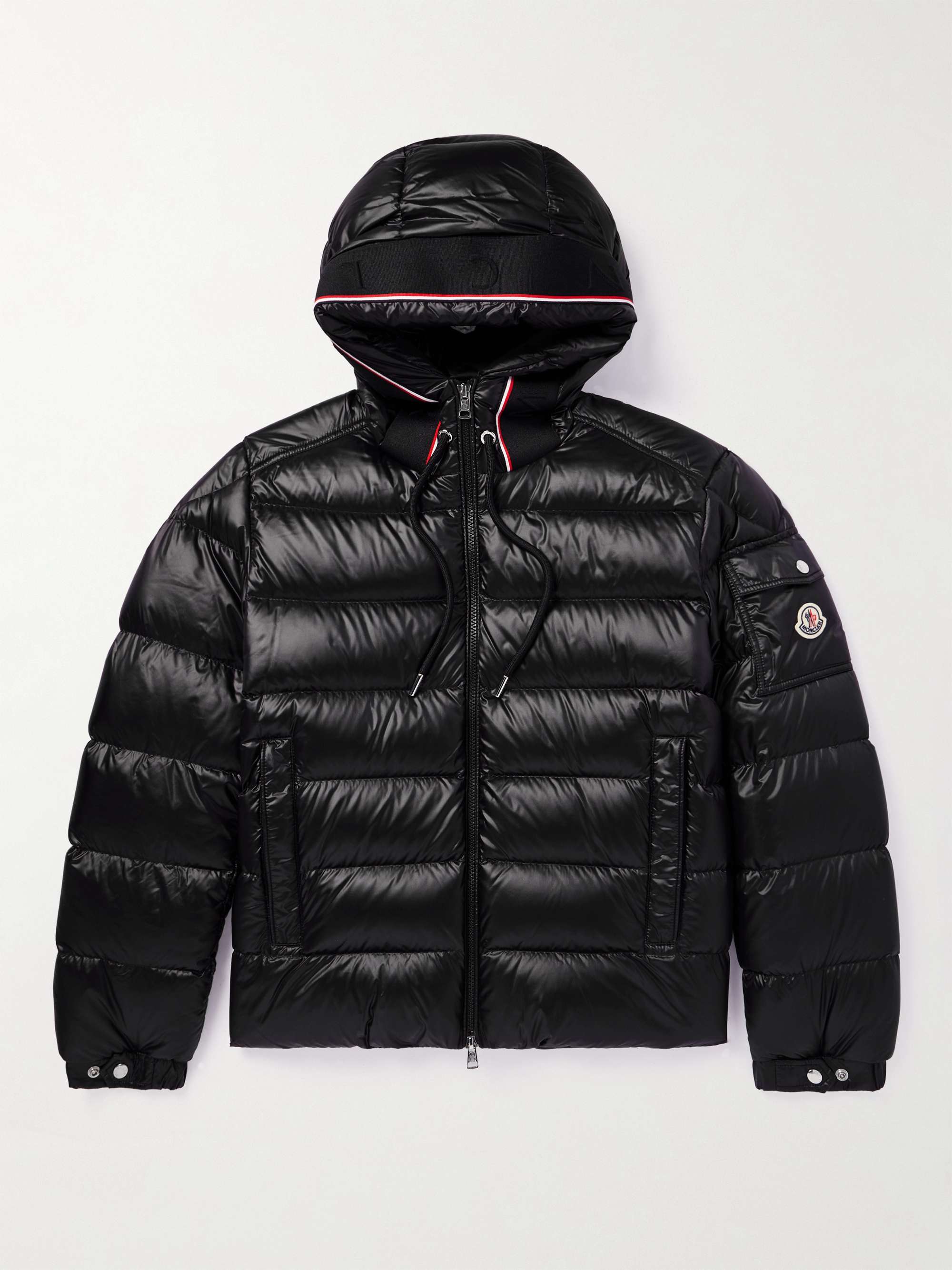 Pavin Logo-Appliquéd Quilted Shell Hooded Down Jacket view