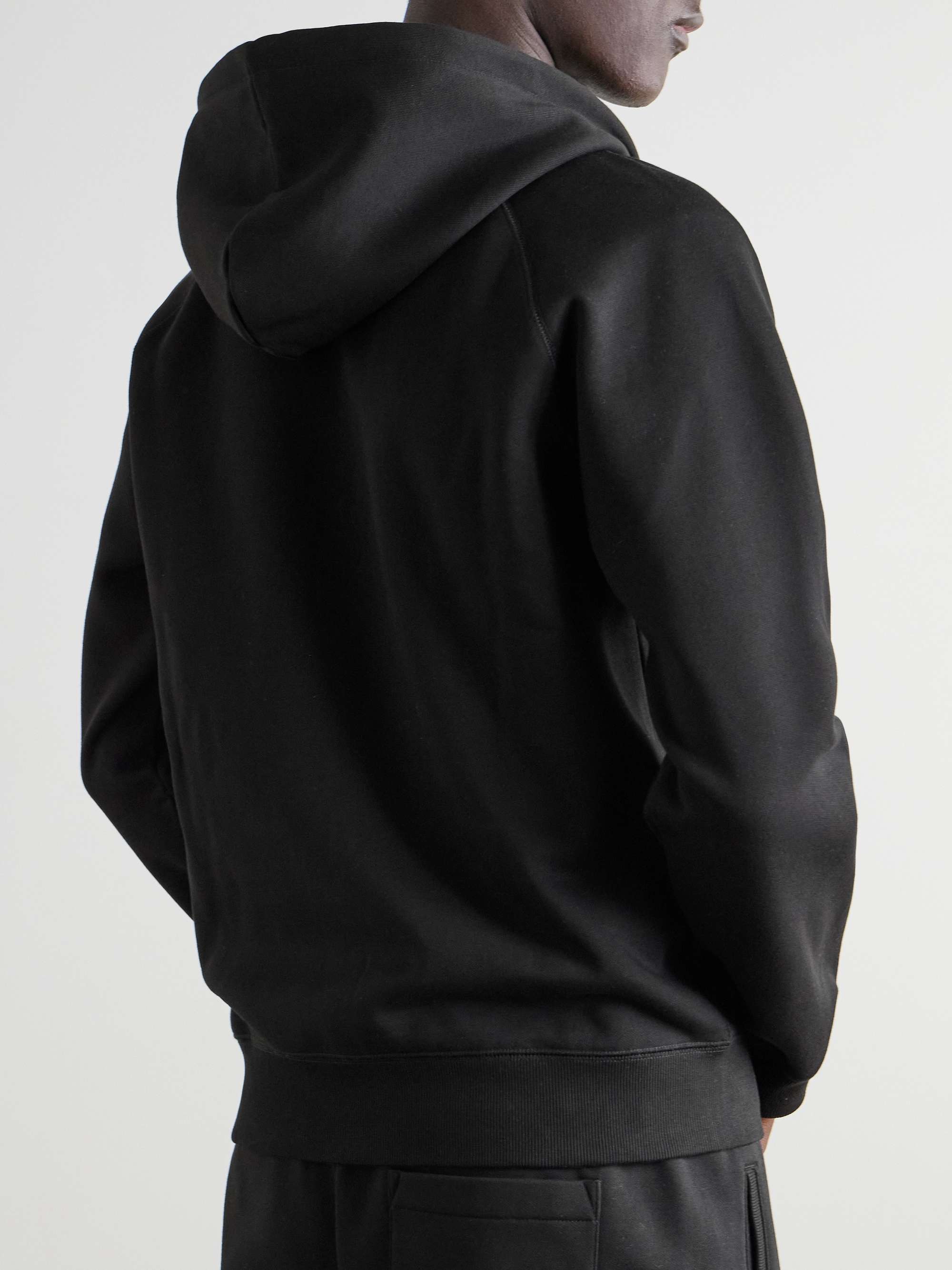 Chase Cotton-Blend Jersey Zip-Up Hoodie view