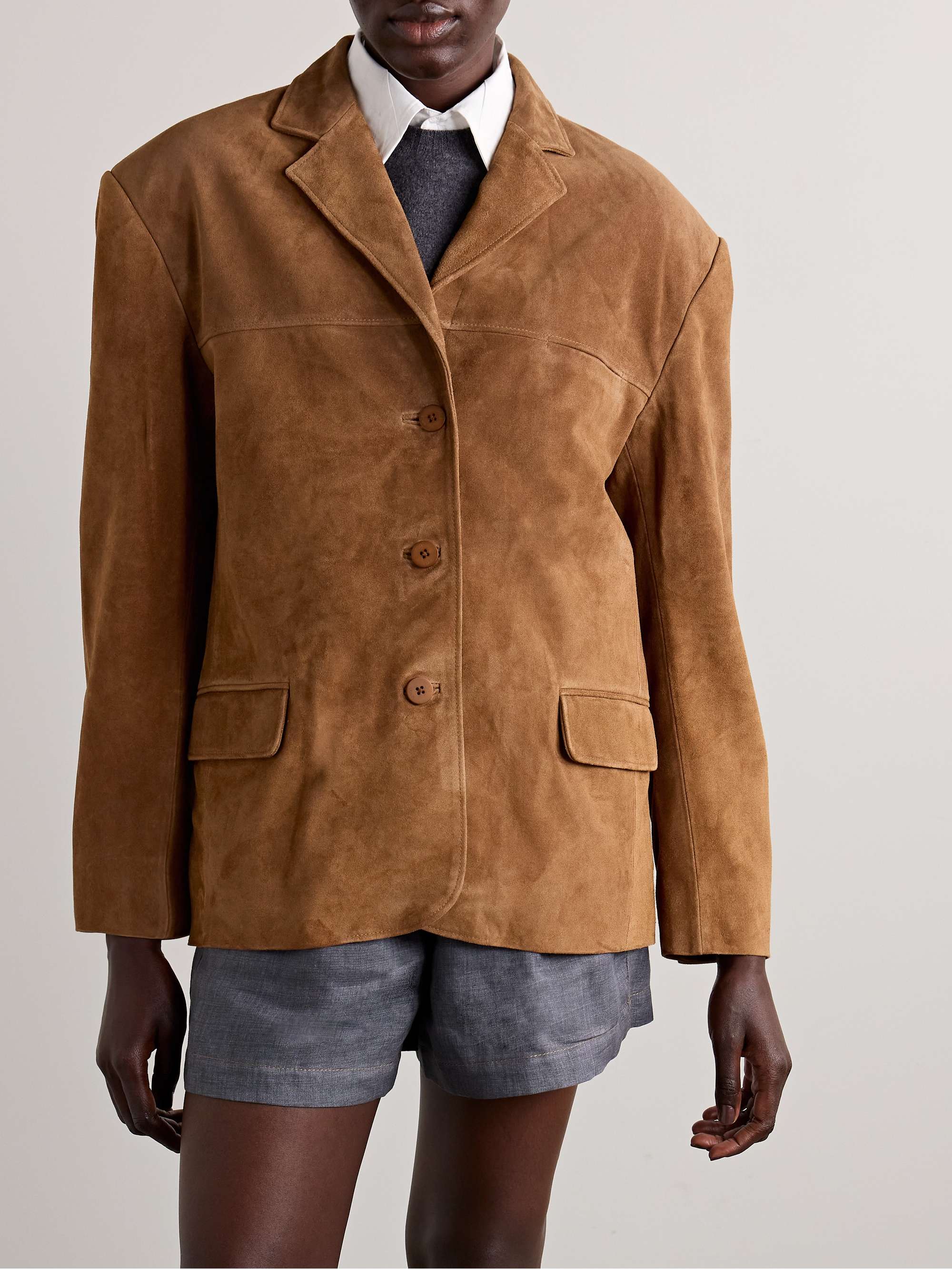 Corrine suede jacket view