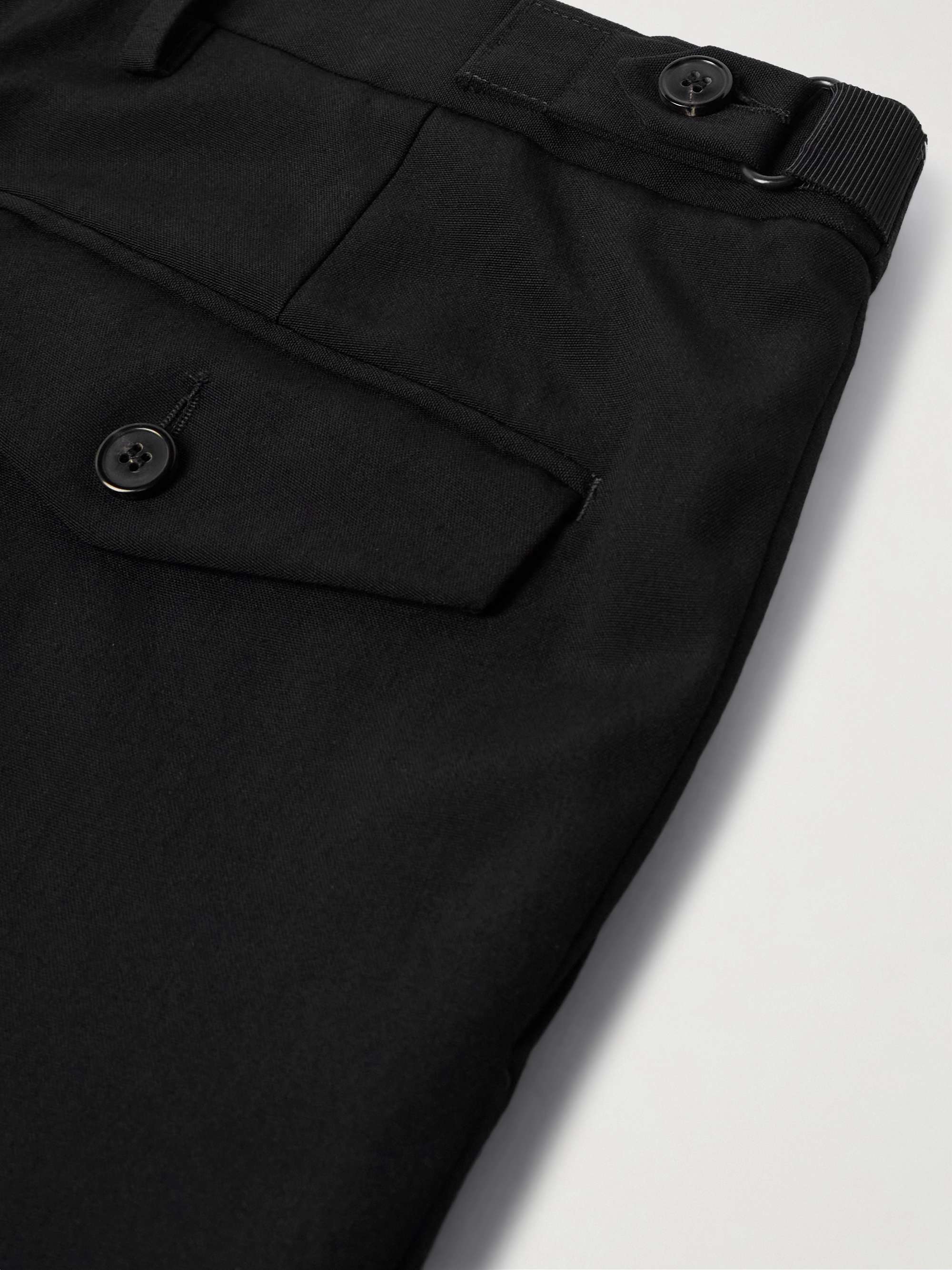 Slim-Fit Straight-Leg Wool Trousers view