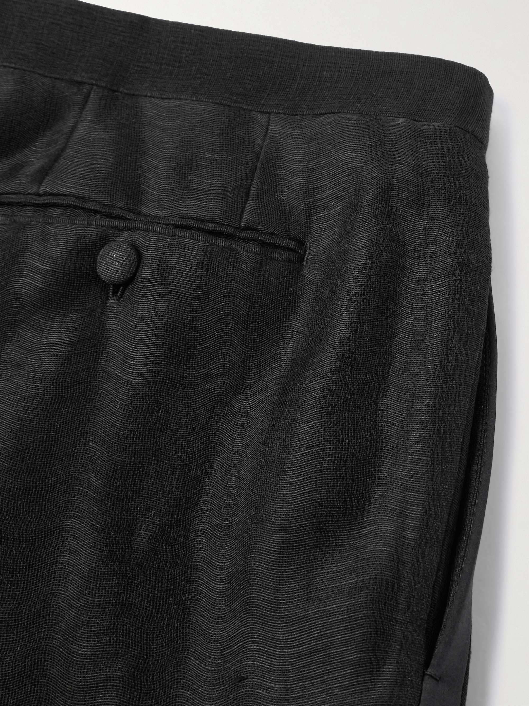 Tapered Faille Tuxedo Trousers view