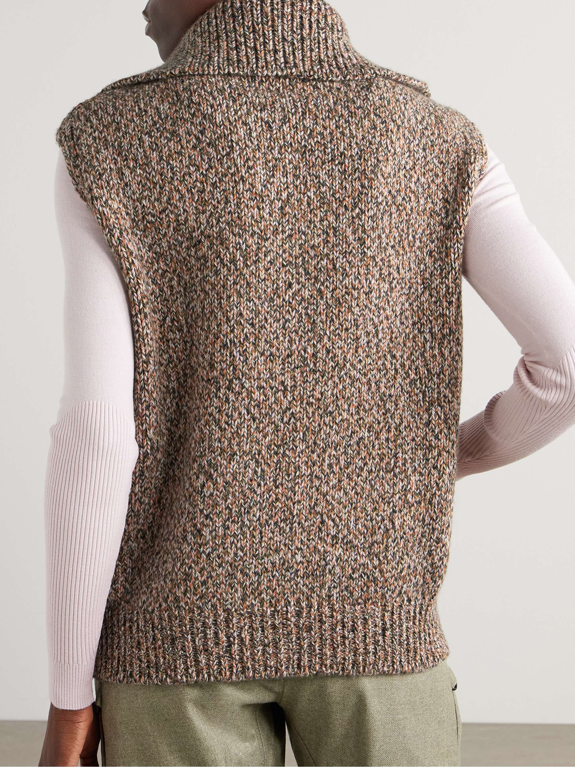 Alpe cashmere vest view