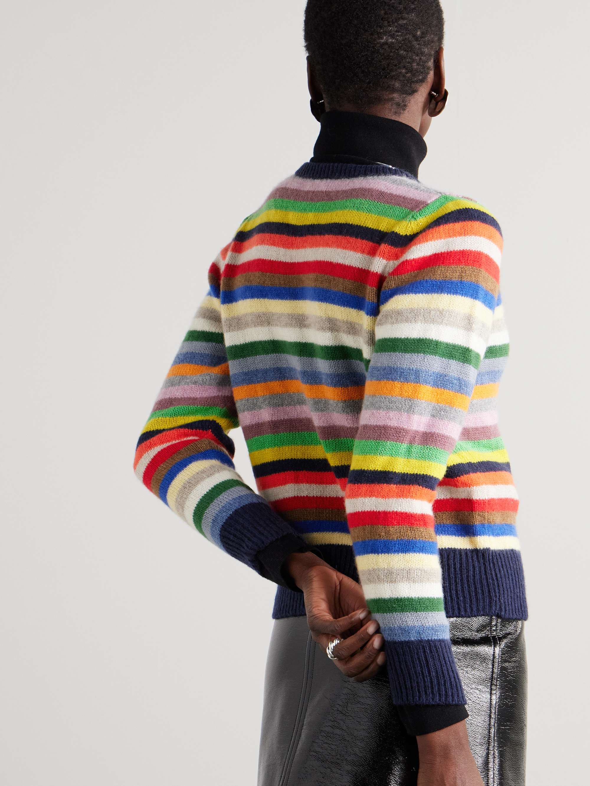 Kadria striped cashmere cardigan view