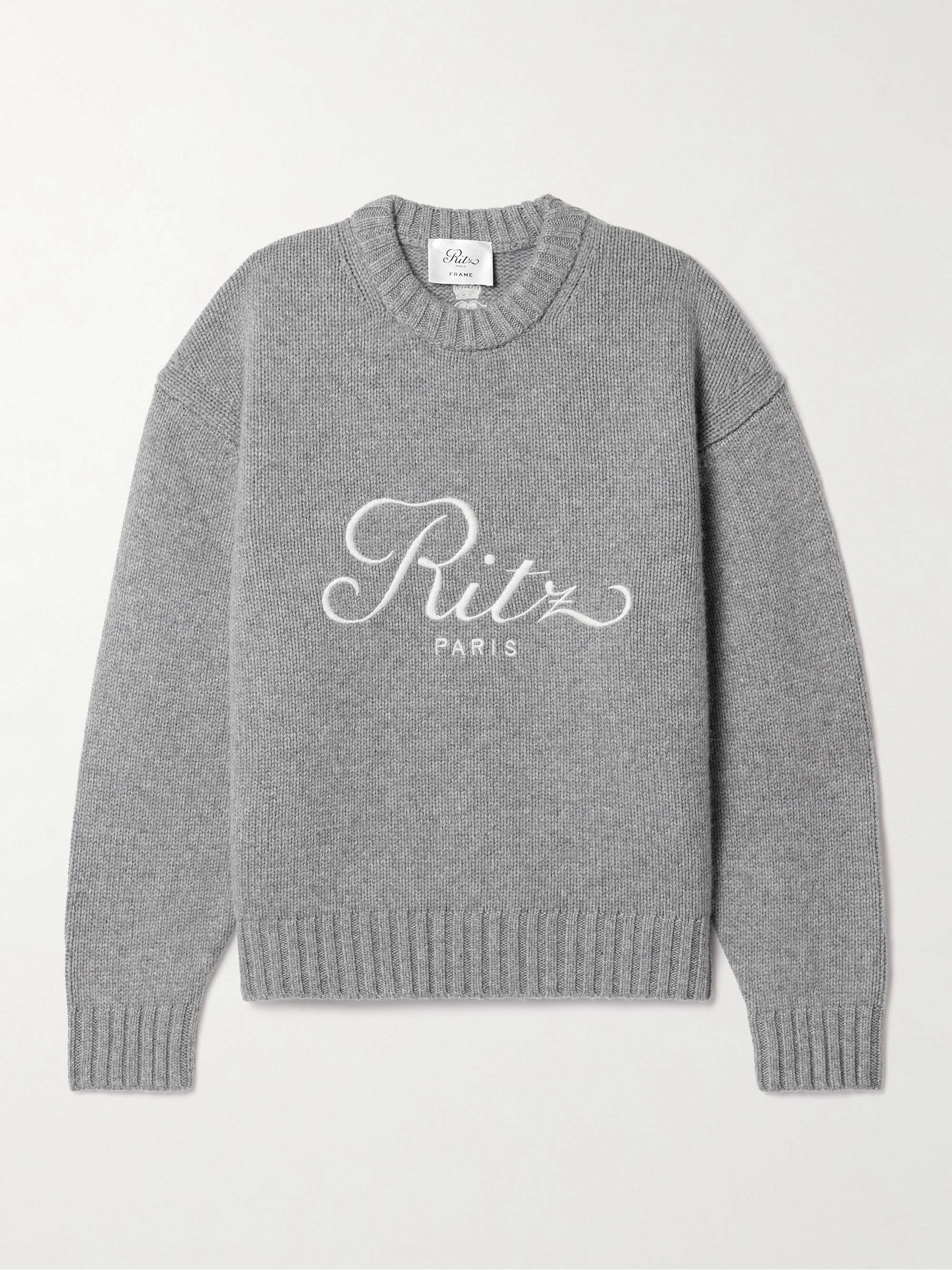 + Ritz Paris embroidered cashmere sweater view