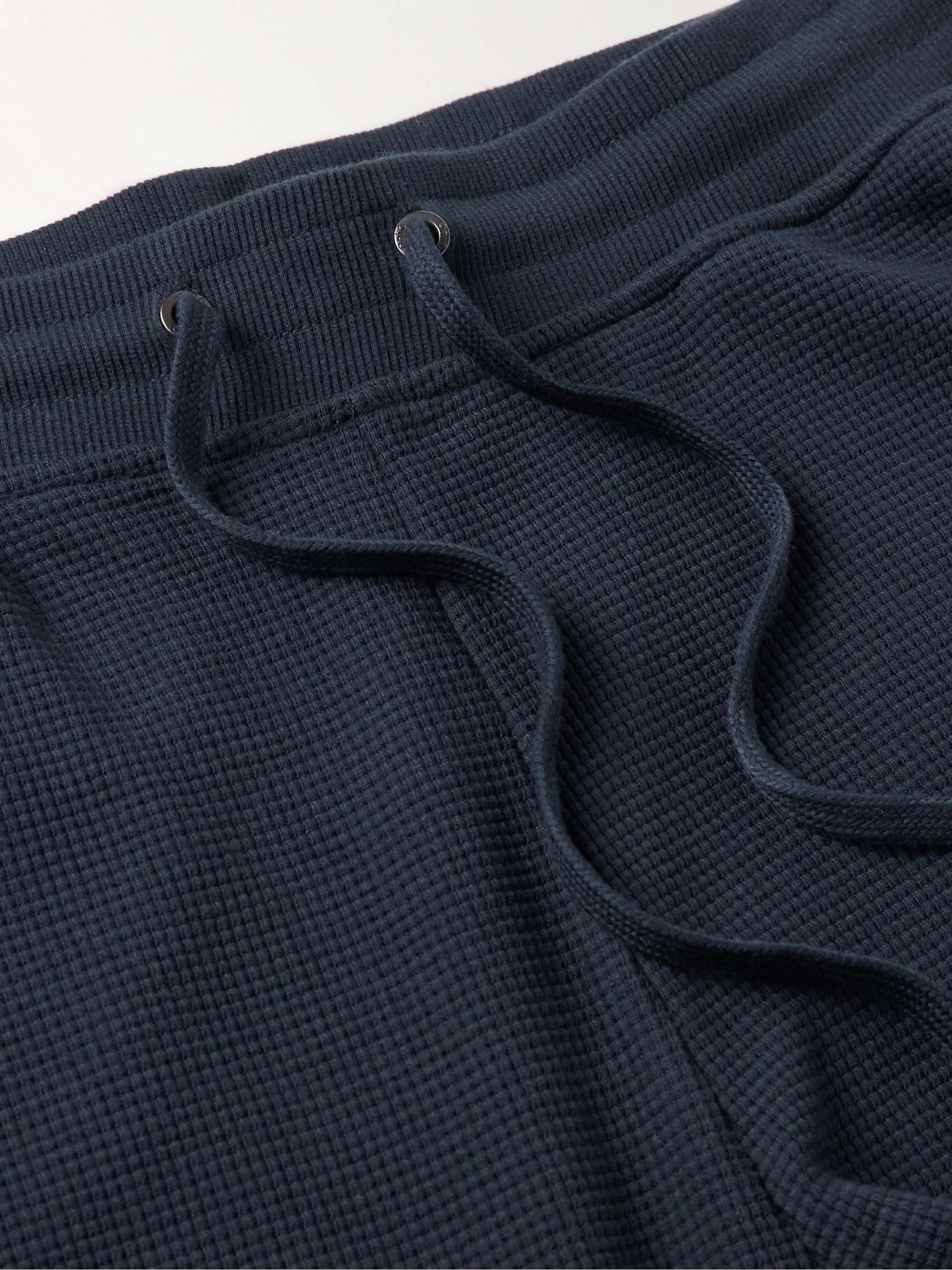 Waffle-Knit Cotton-Blend Sweatpants view
