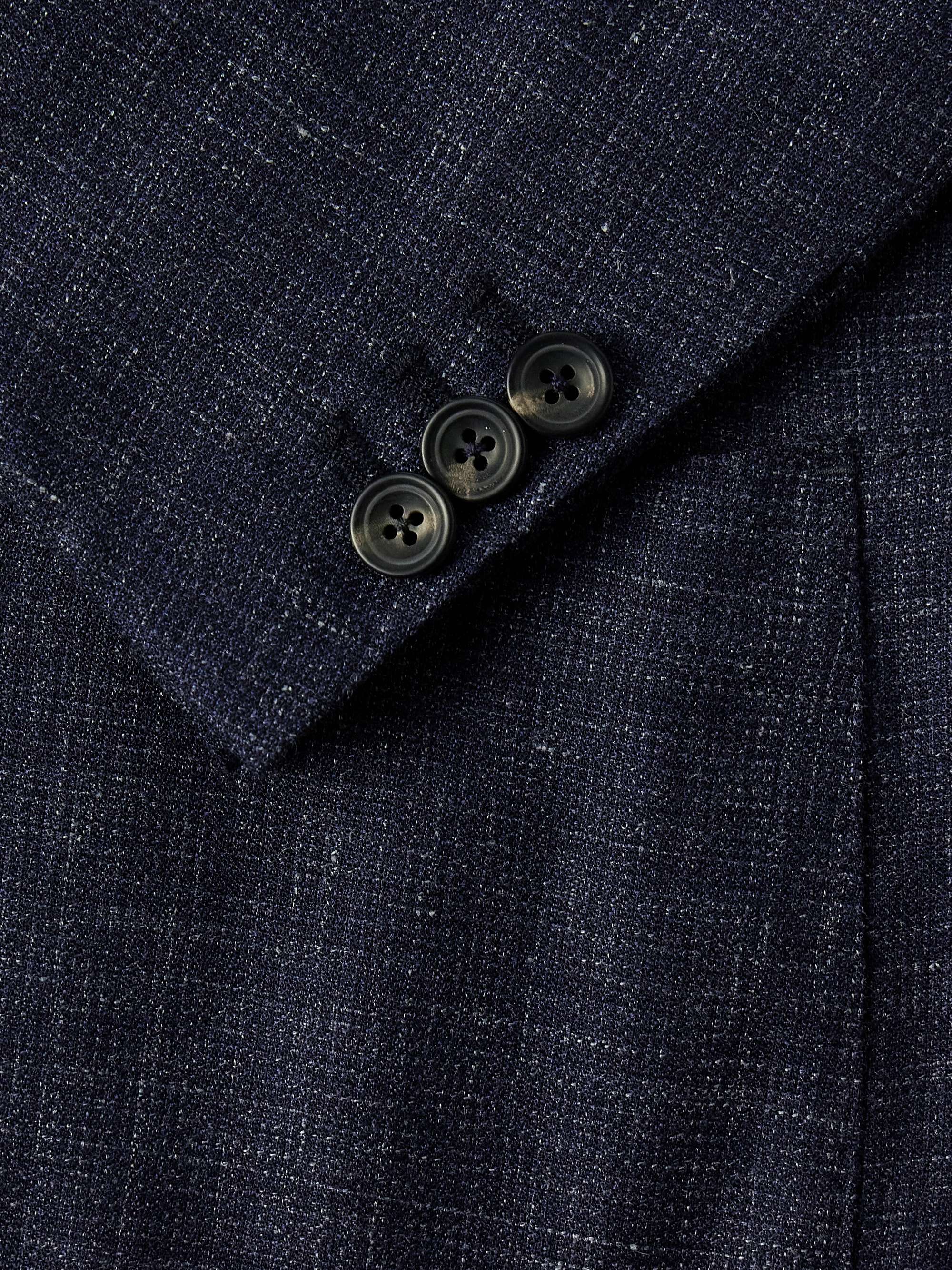 Slim-Fit Linen, Virgin Wool and Silk-Blend Blazer view