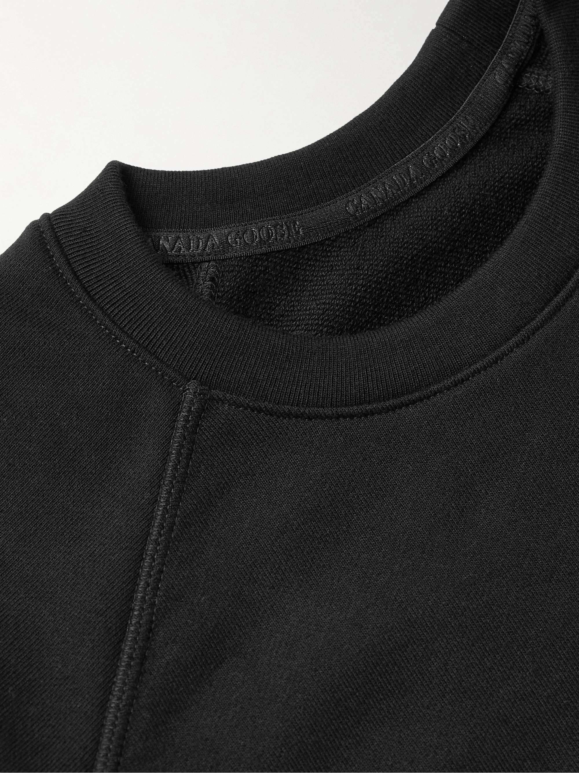 Huron Logo-Appliquéd Cotton-Jersey Sweatshirt view