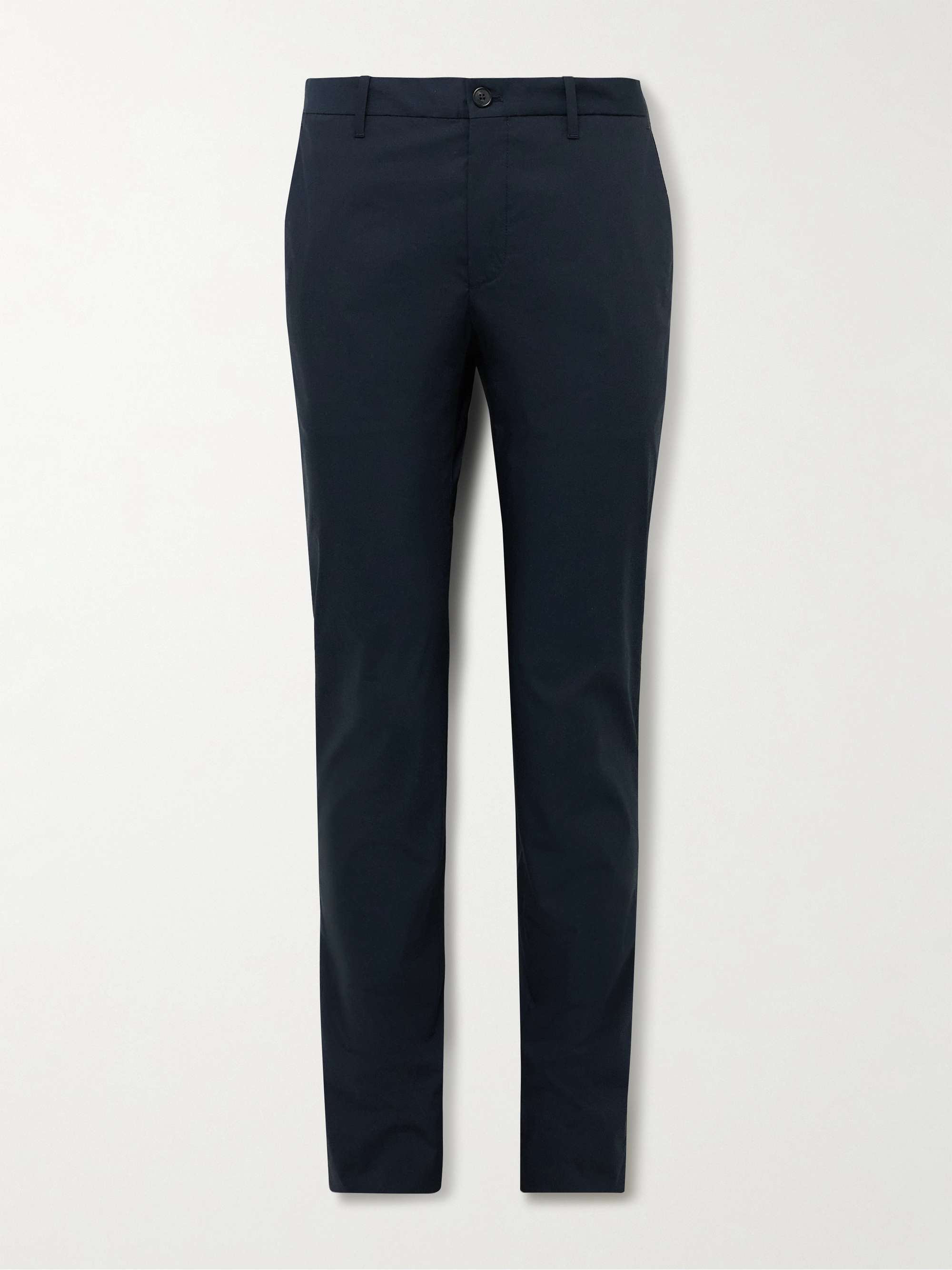 TeknoSartorial Slim-Fit Cotton-Blend Poplin Trousers view
