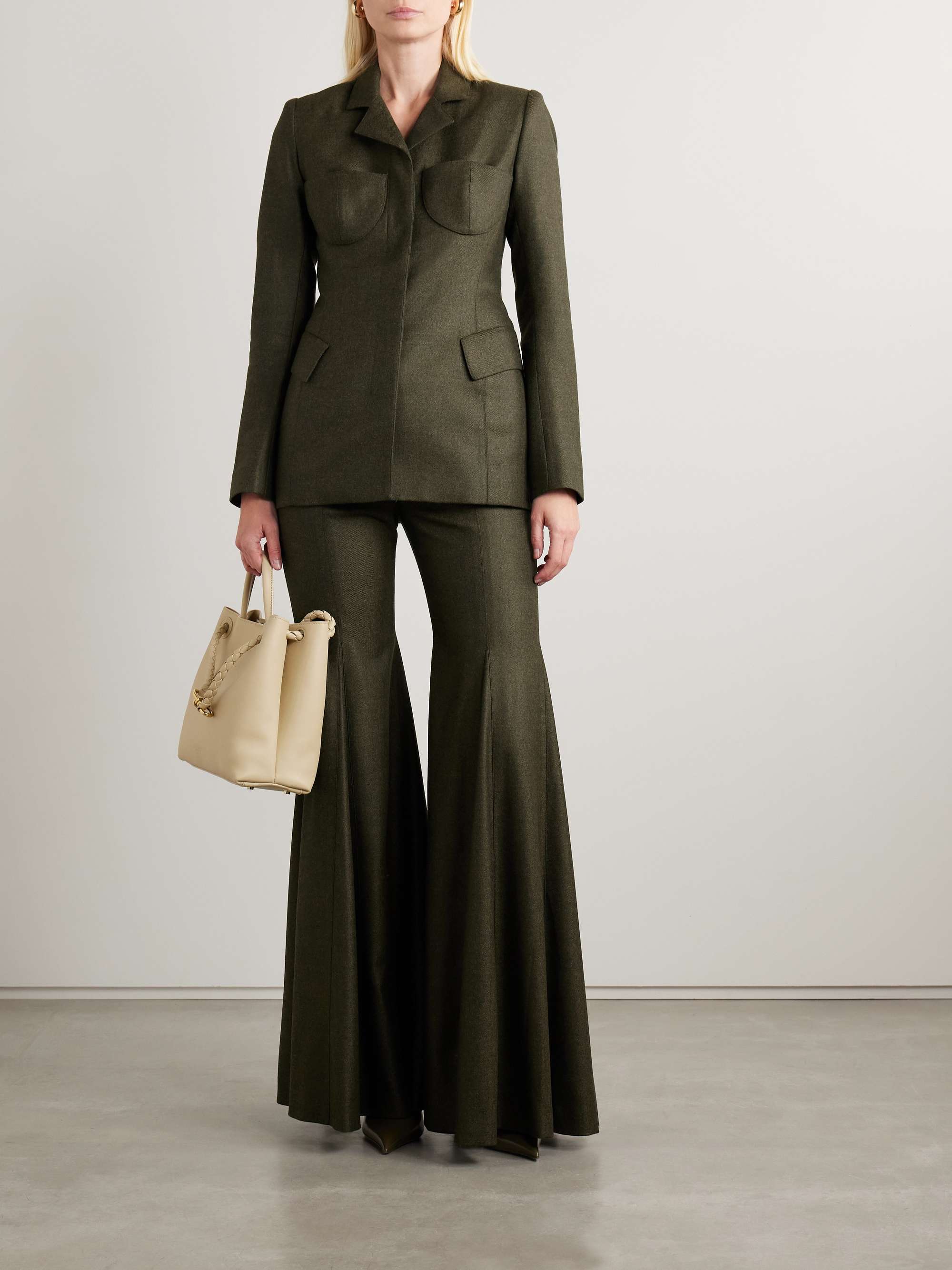 Maigret wool and cashmere-blend twill blazer view