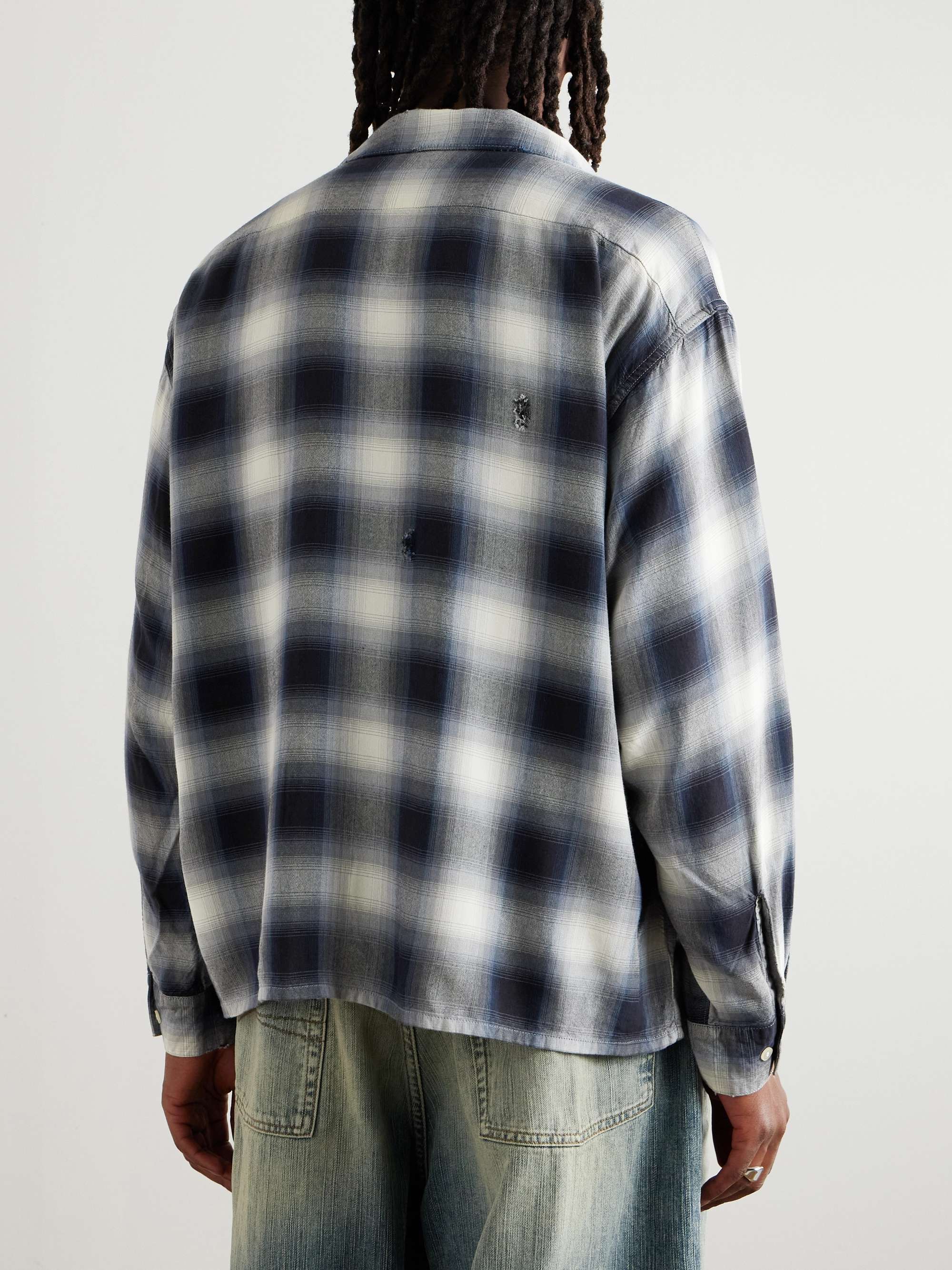 + Lastman Checked Woven Shirt view