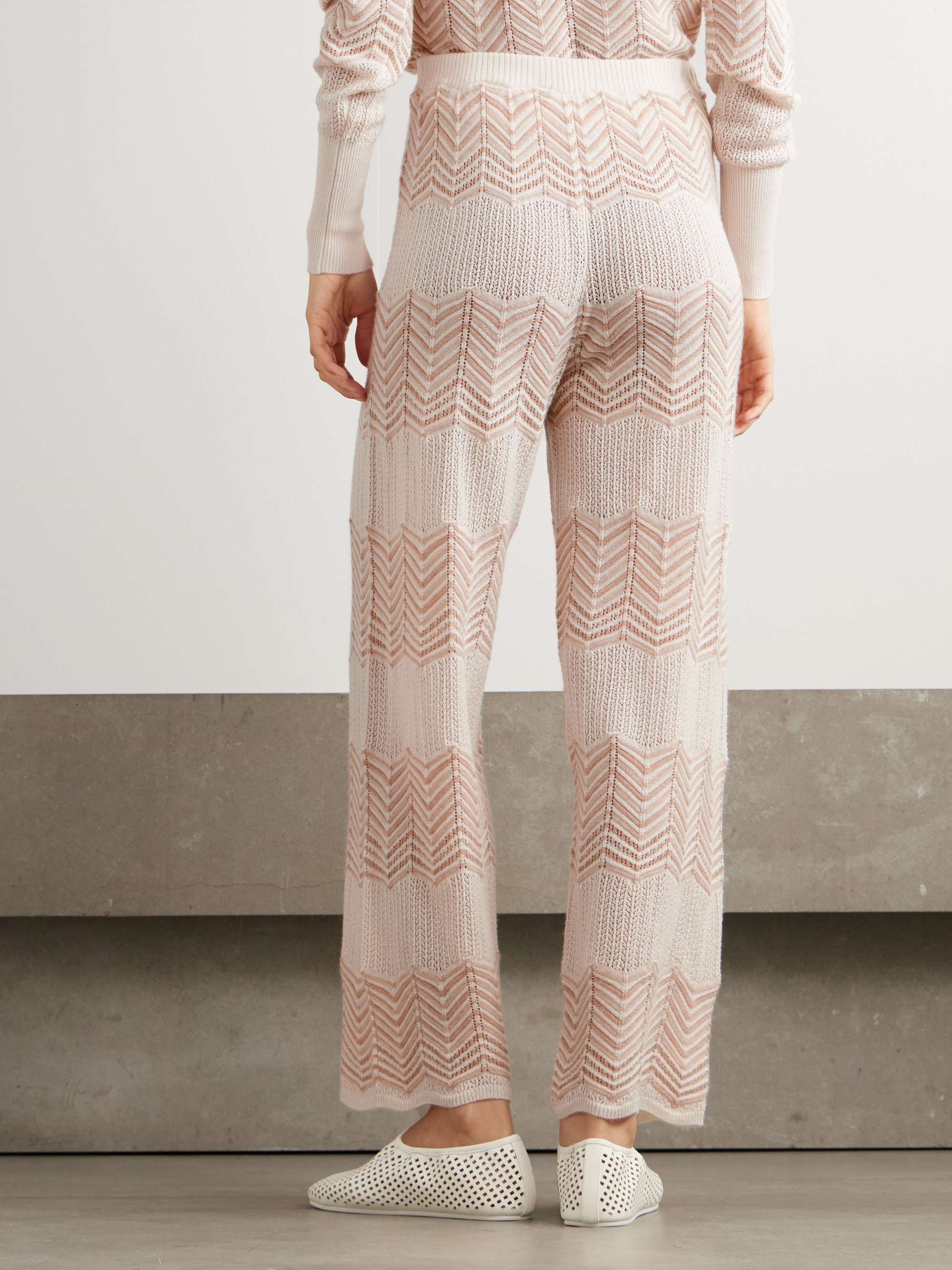 Marin Traversée wool and cashmere-blend pants view