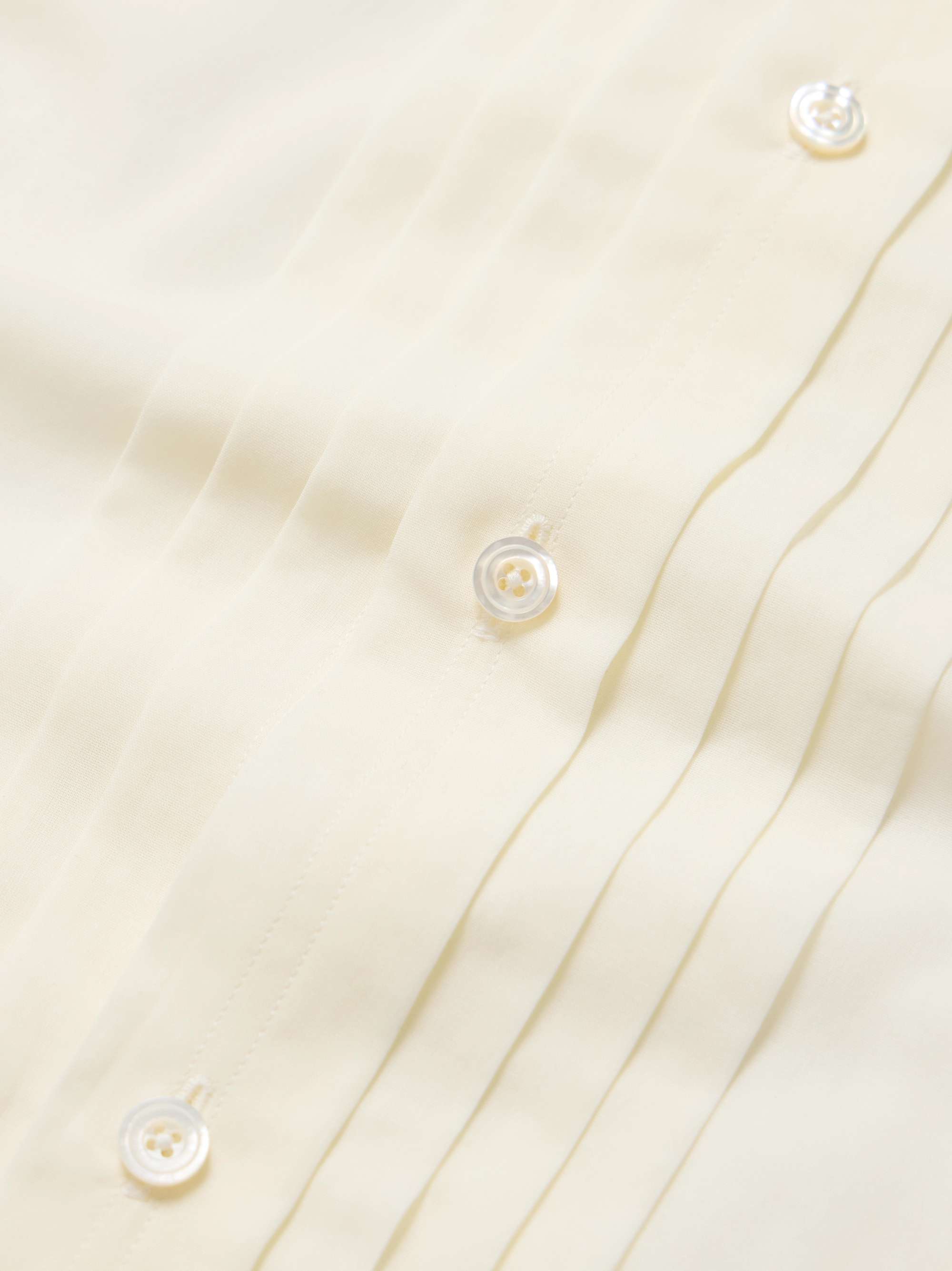 Pleated Cotton Shirt view