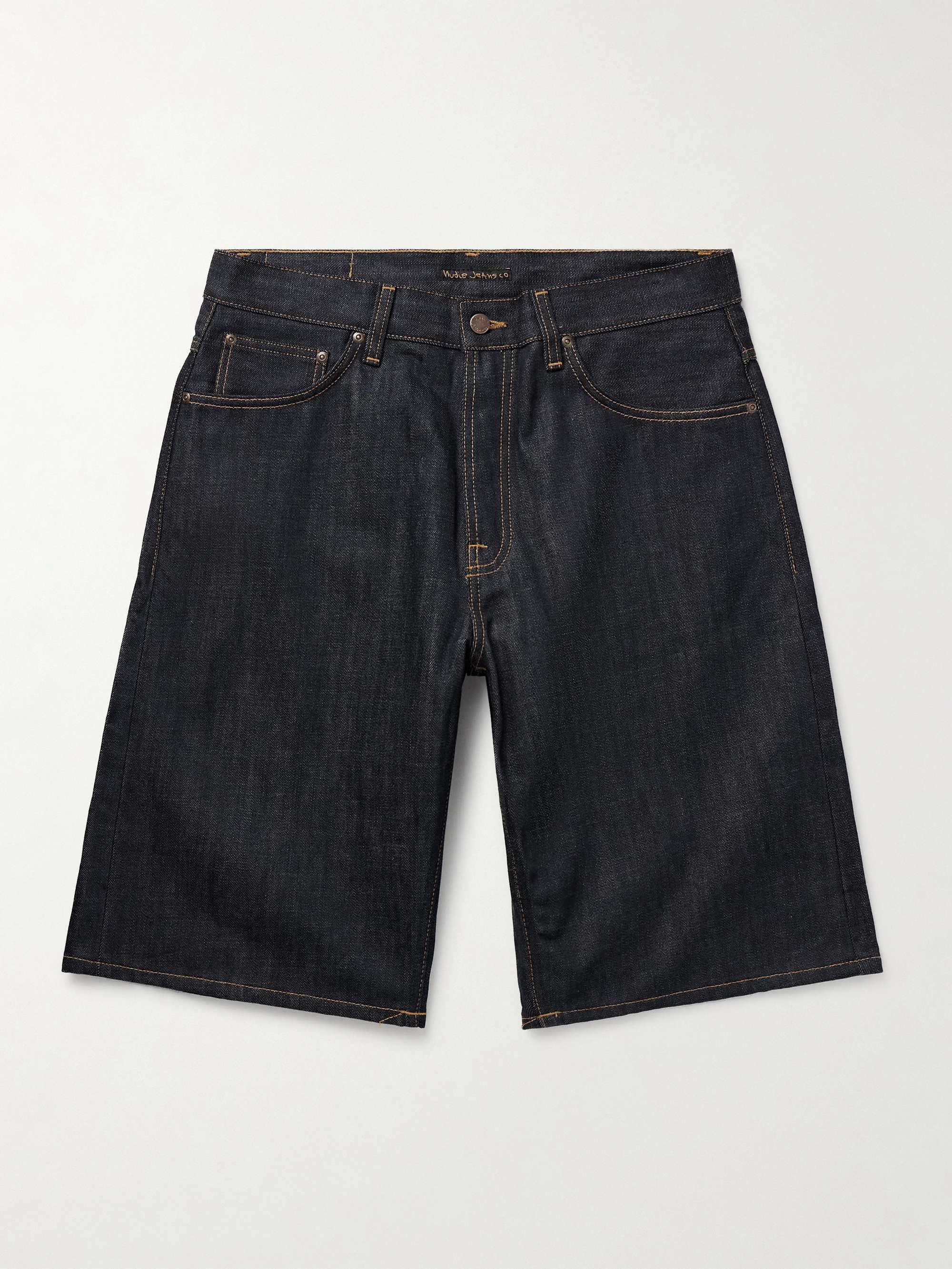 Zeb Wide-Leg Organic Denim Shorts view