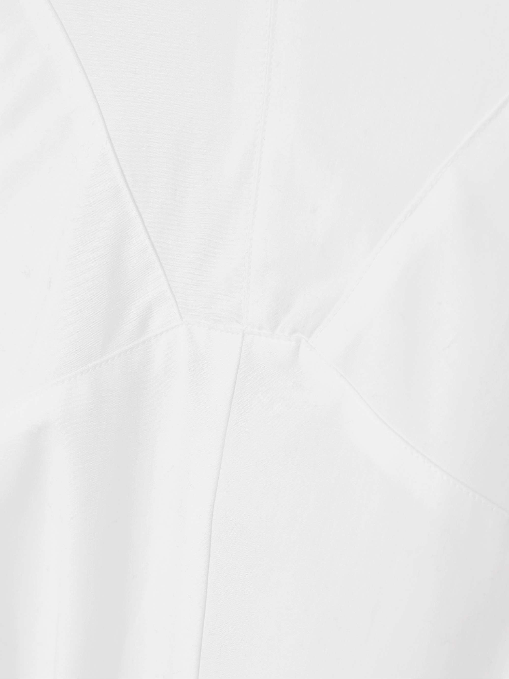 Anisa paneled cotton-poplin midi dress view