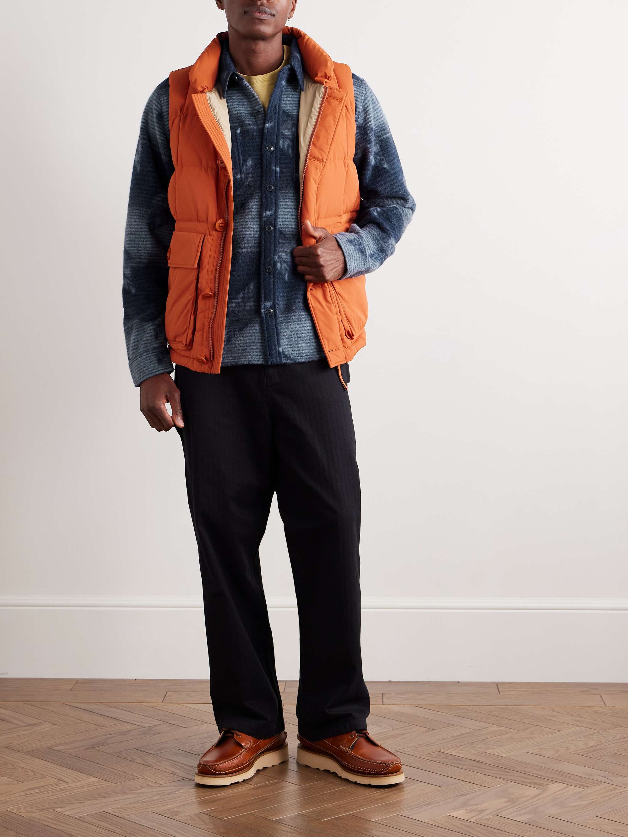 Roland Brushed-Jacquard Shirt view