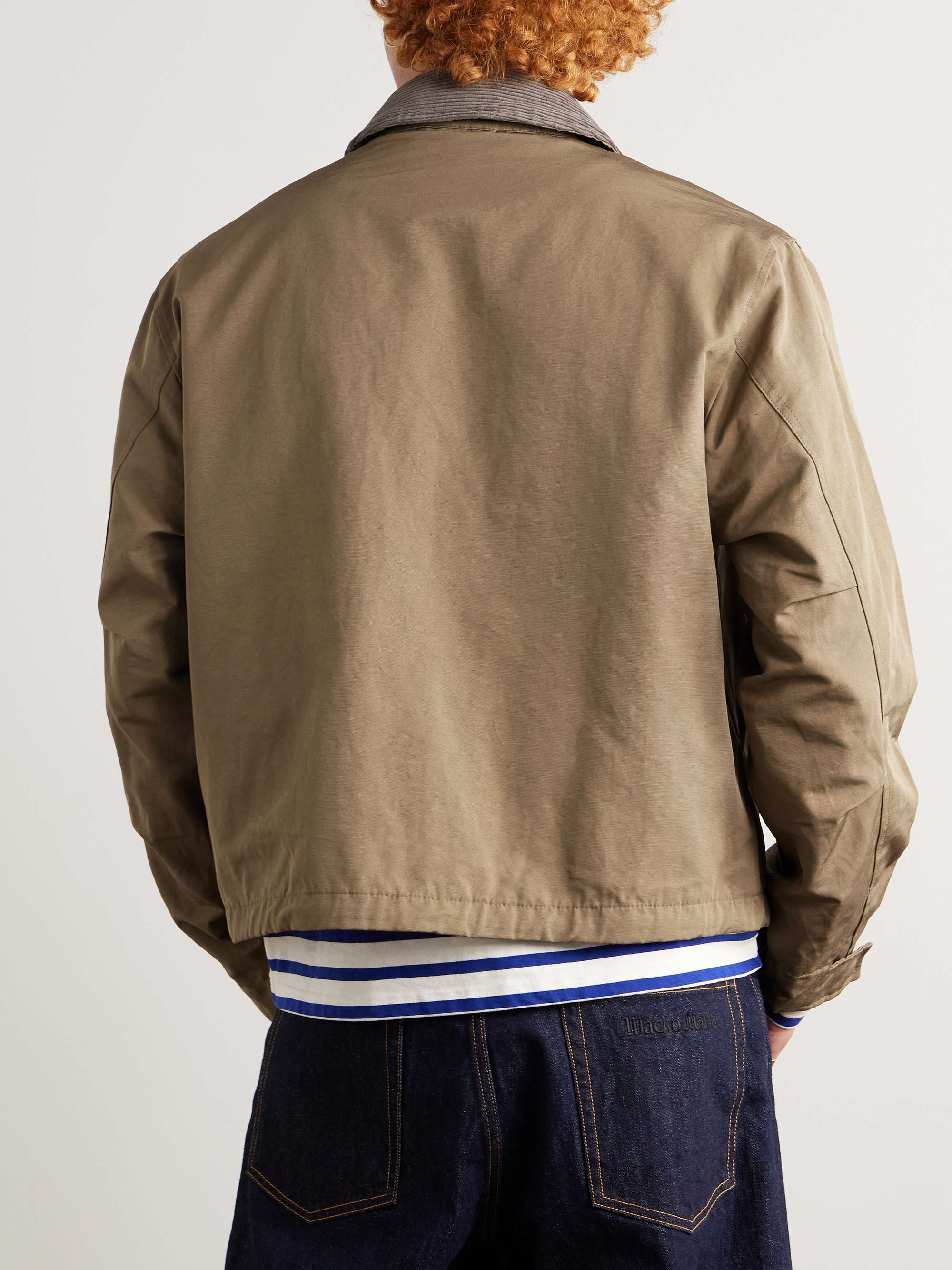 Heritage Corduroy-Trimmed Cotton-Blend Jacket view