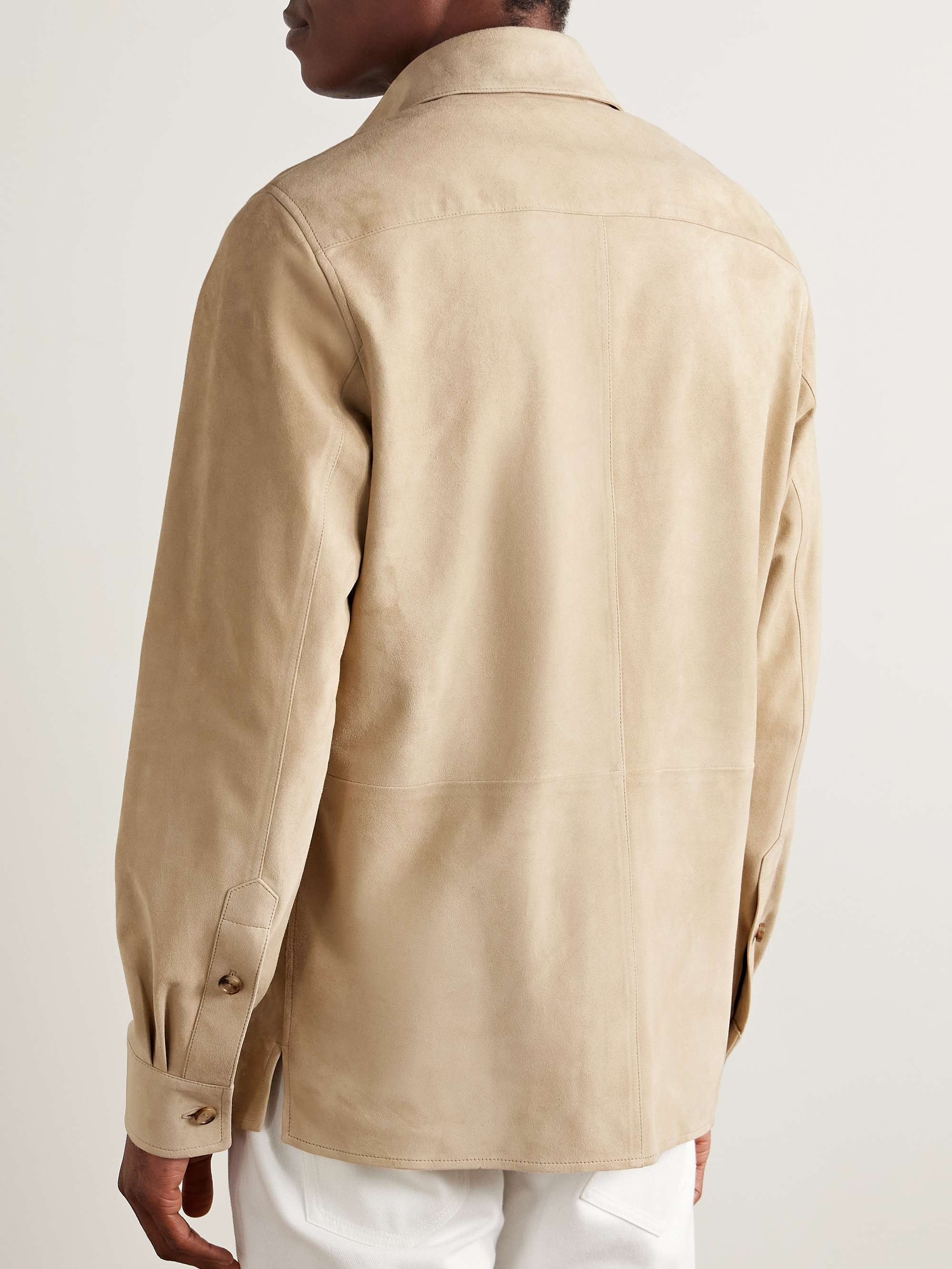 Barron Suede Overshirt view