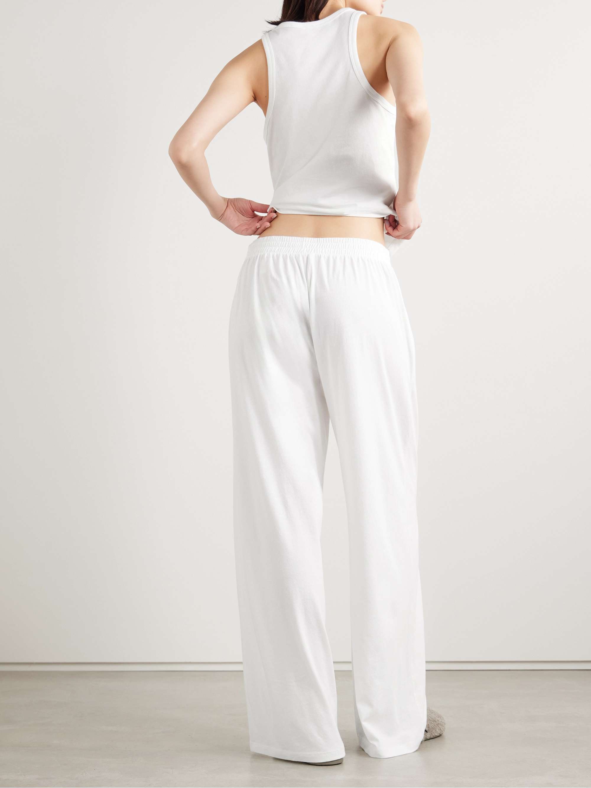 Cathie Cadence organic Pima cotton-jersey tank and pants set view