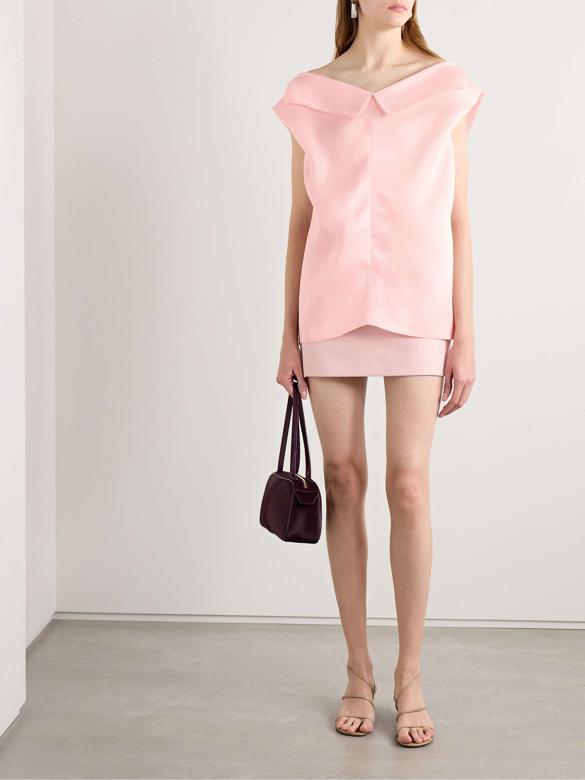 Jett suede mini skirt view