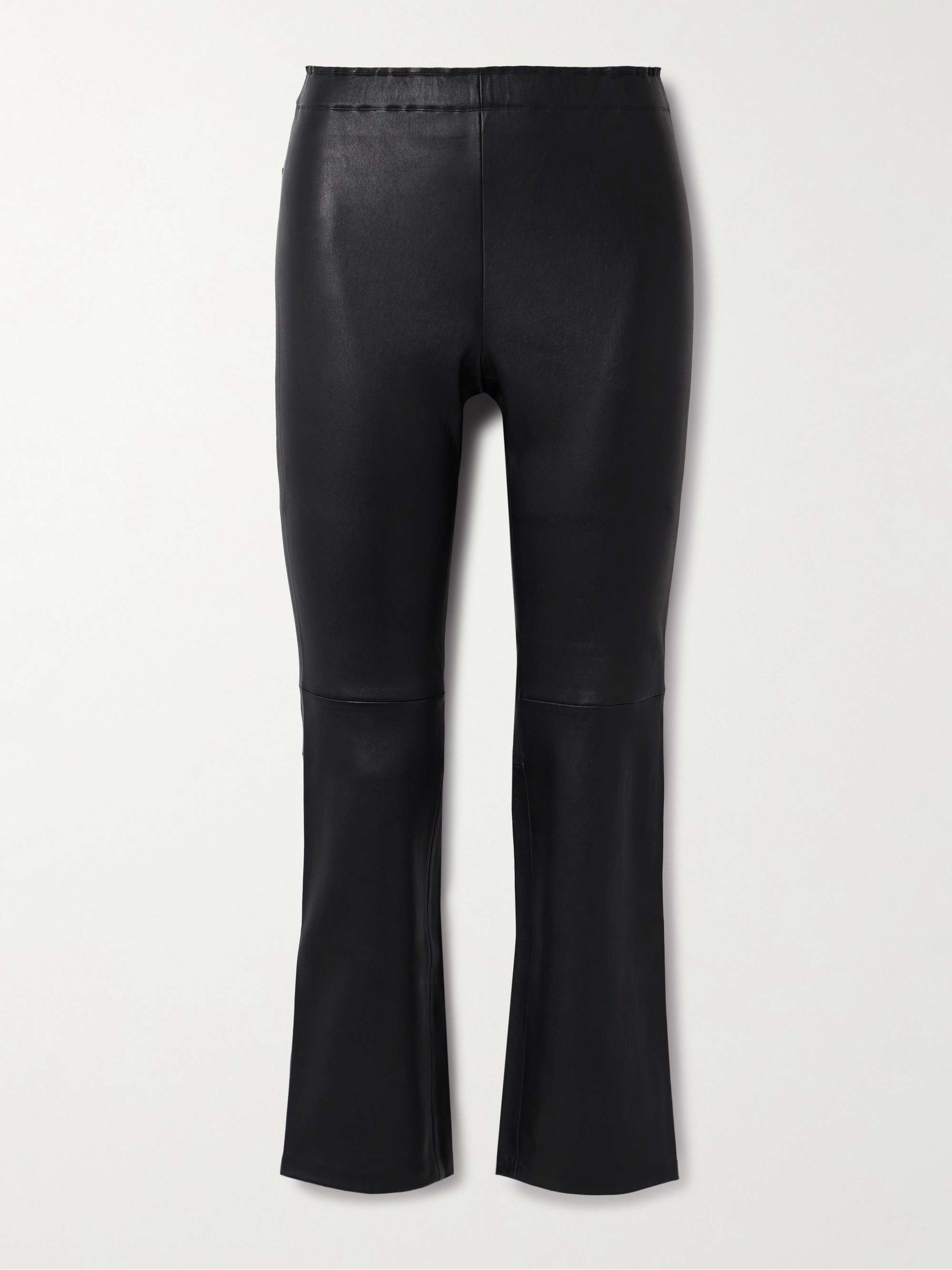 JP Twenty cropped leather flared leggings view