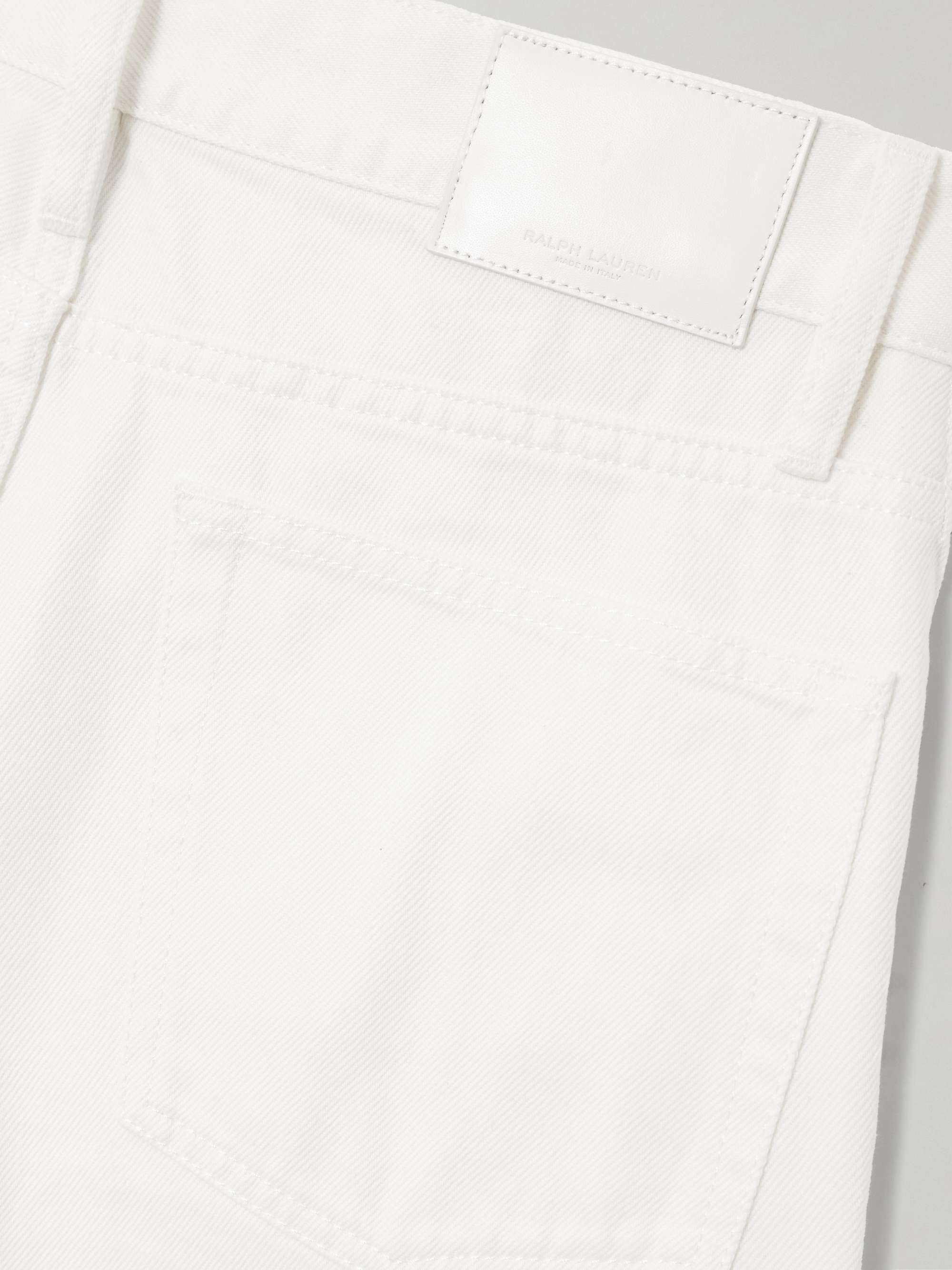 Mid-rise wide-leg jeans view