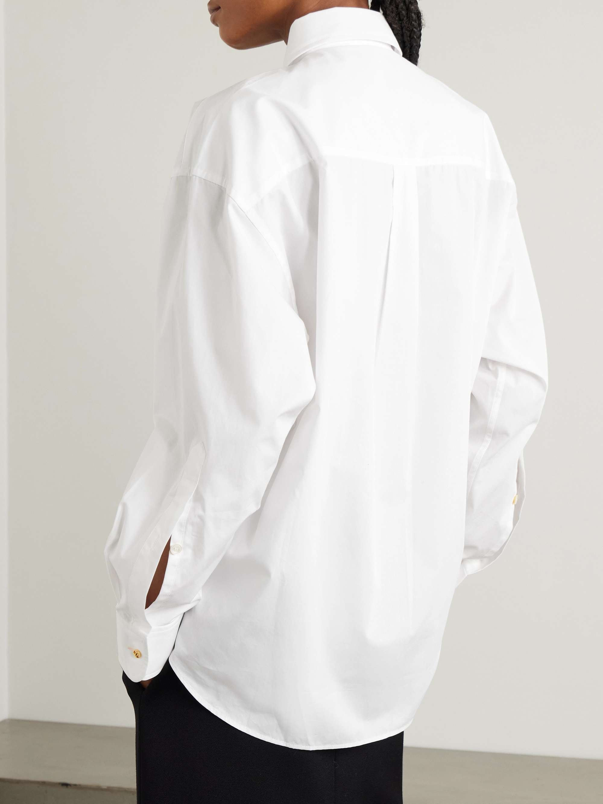 + NET SUSTAIN organic cotton-poplin shirt view