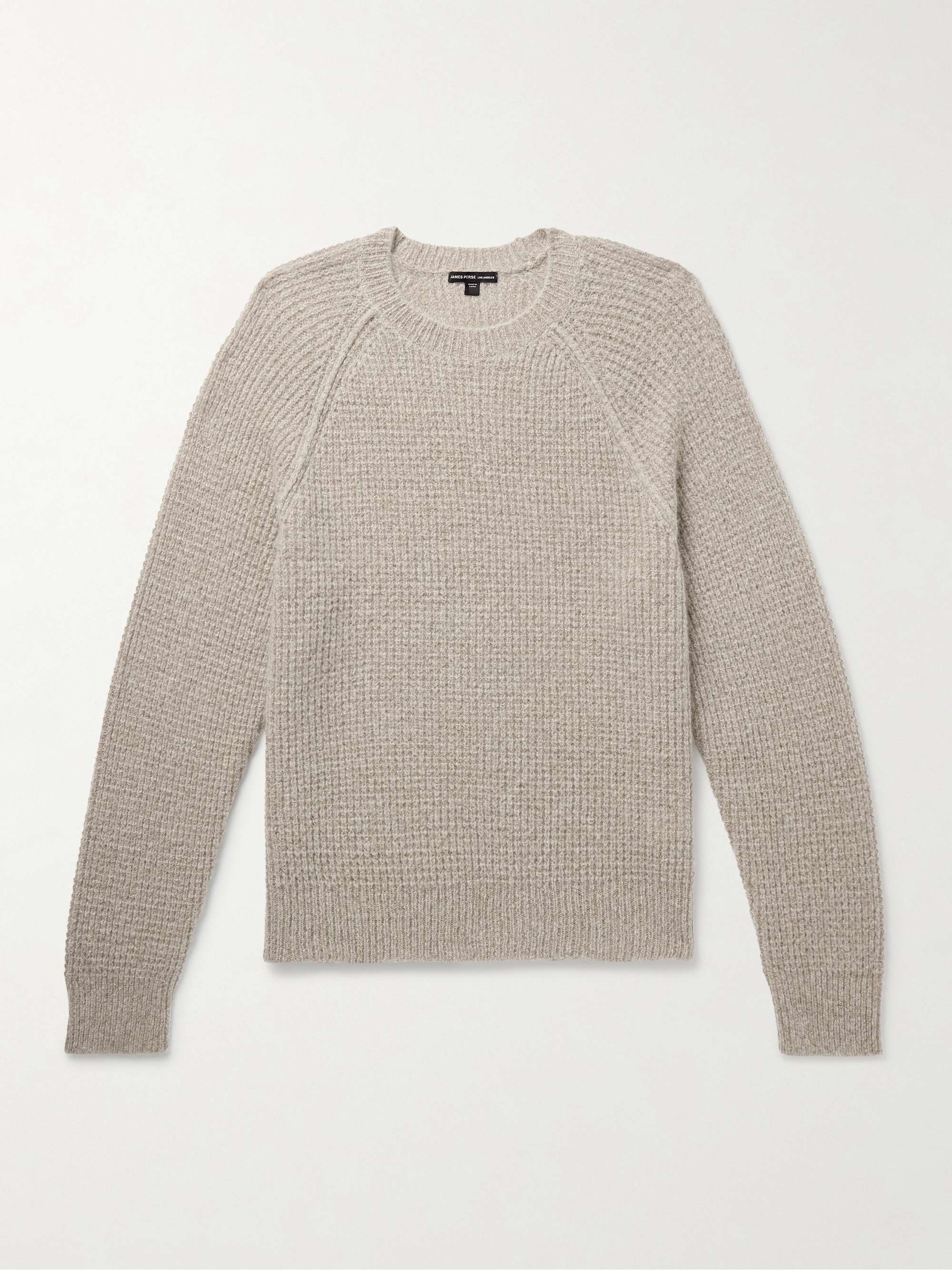 Waffle-Knit Cashmere Sweater view
